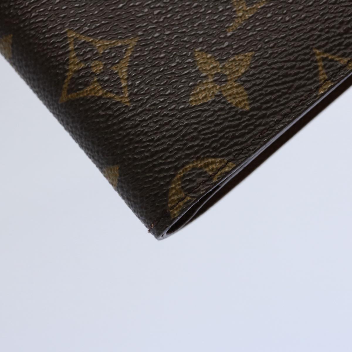 LOUIS VUITTON Monogram Porto Papie Zip Wallet M61207 LV Auth bs10367