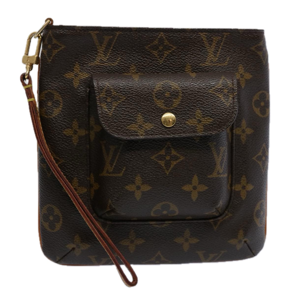 LOUIS VUITTON Monogram Partition Pouch M51901 LV Auth bs10402