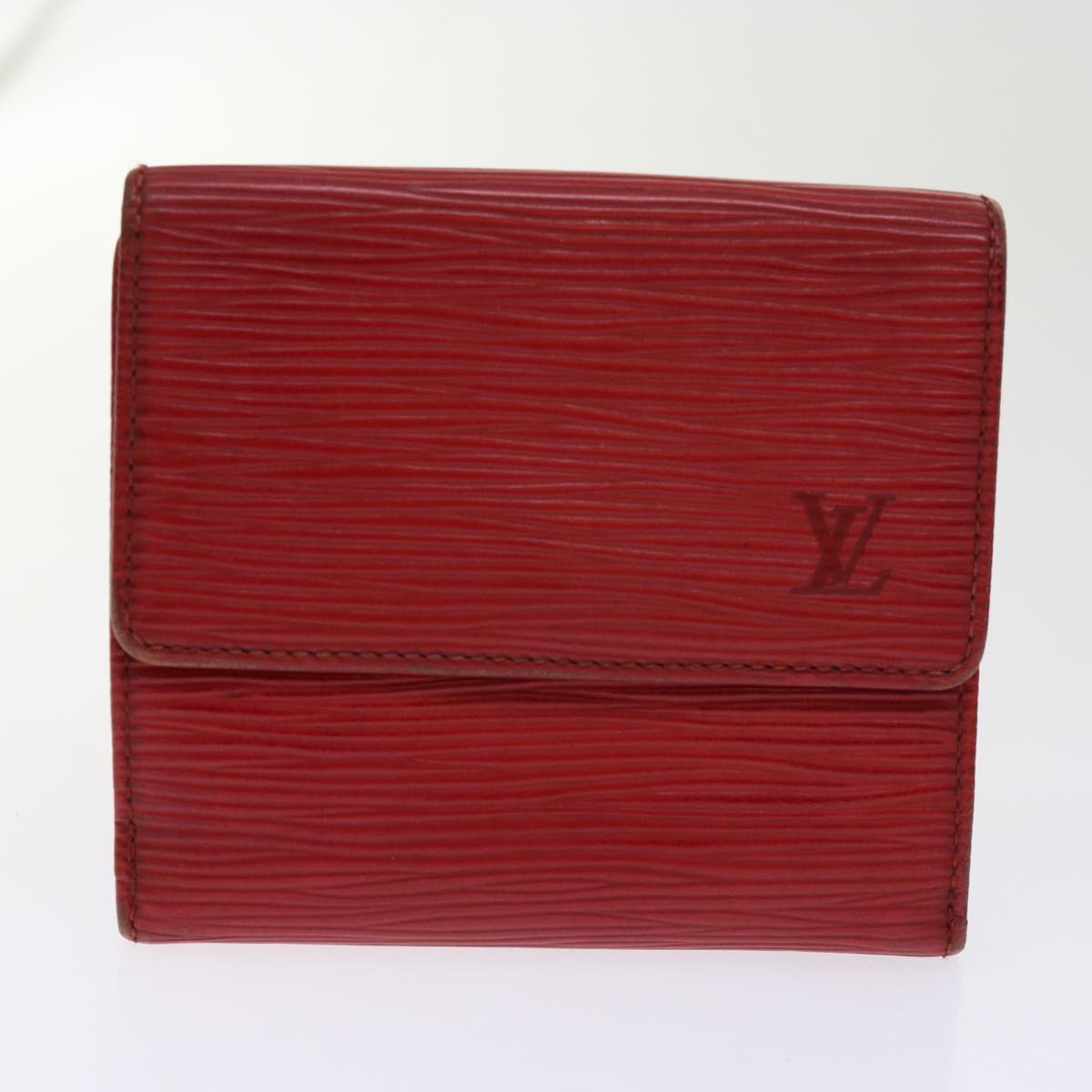 LOUIS VUITTON Damier Ebene Epi Wallet 6Set Black Red LV Auth bs10459