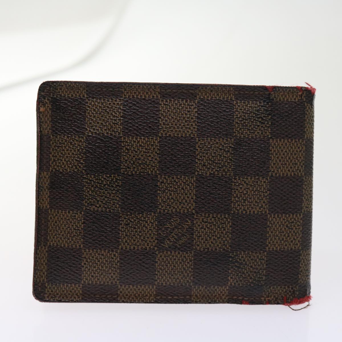 LOUIS VUITTON Damier Ebene Graphite Wallet 5Set LV Auth bs10464