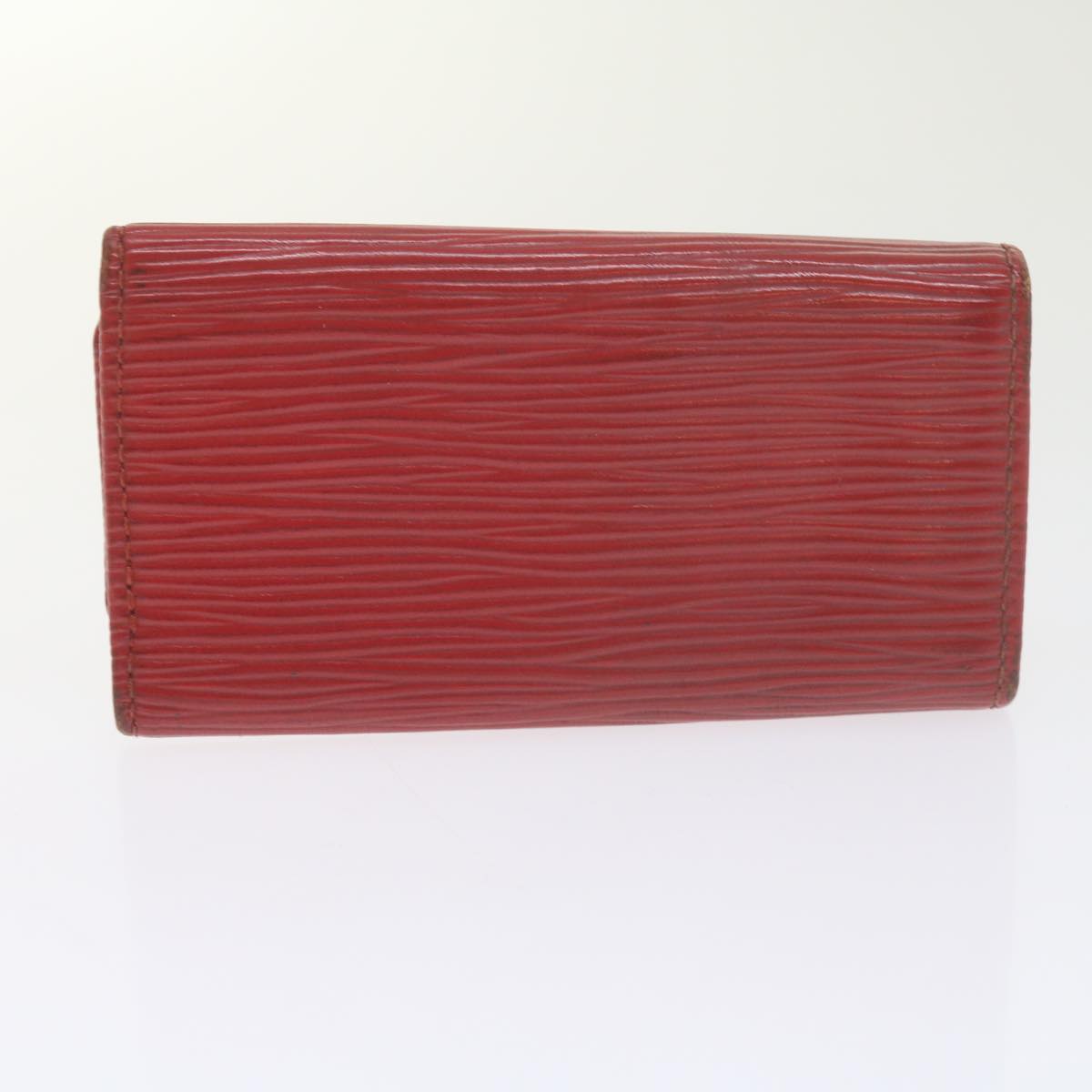 LOUIS VUITTON Monogram Epi Key Case Wallet 11 pieces Red LV Auth bs10482