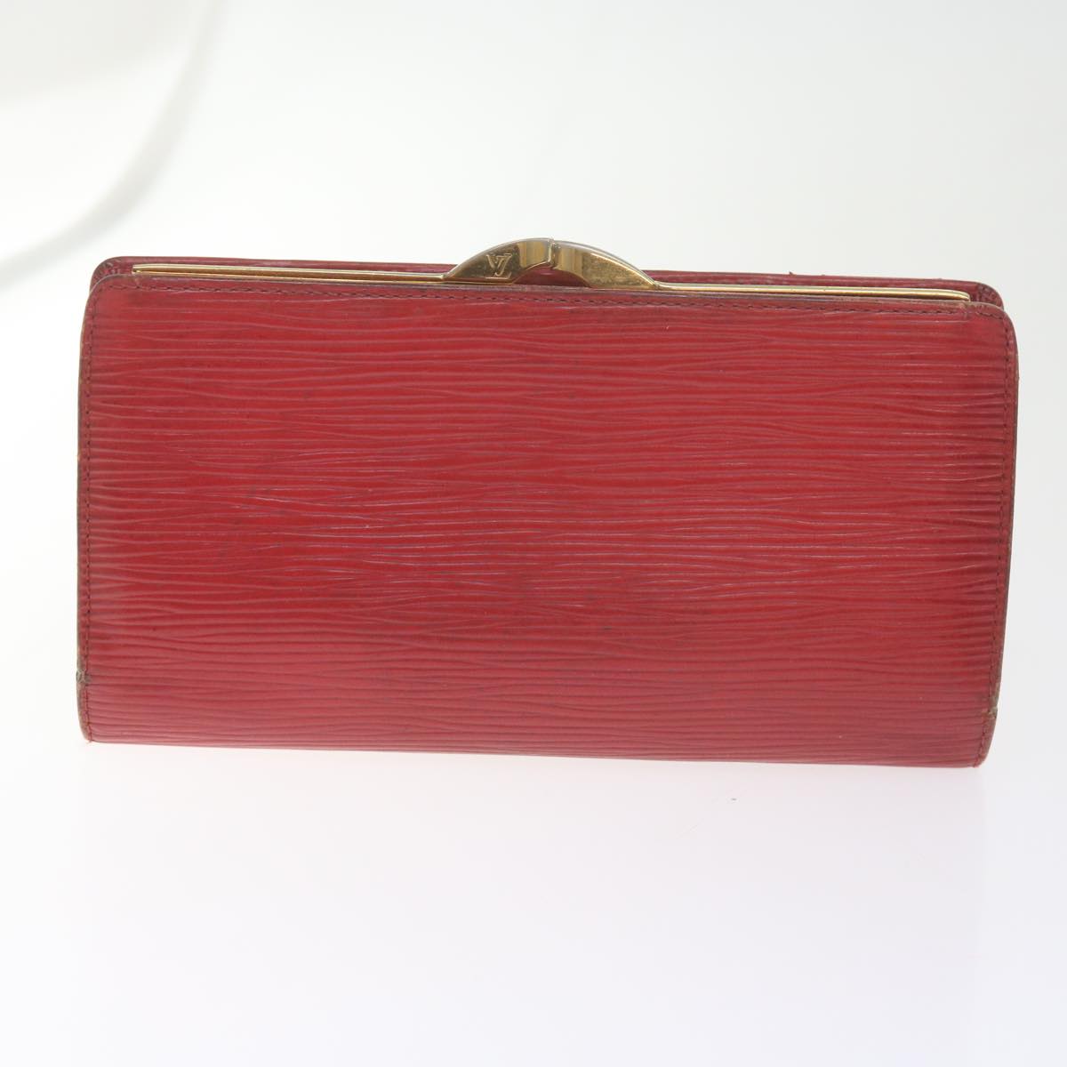 LOUIS VUITTON Monogram Epi Key Case Wallet 11 pieces Red LV Auth bs10482