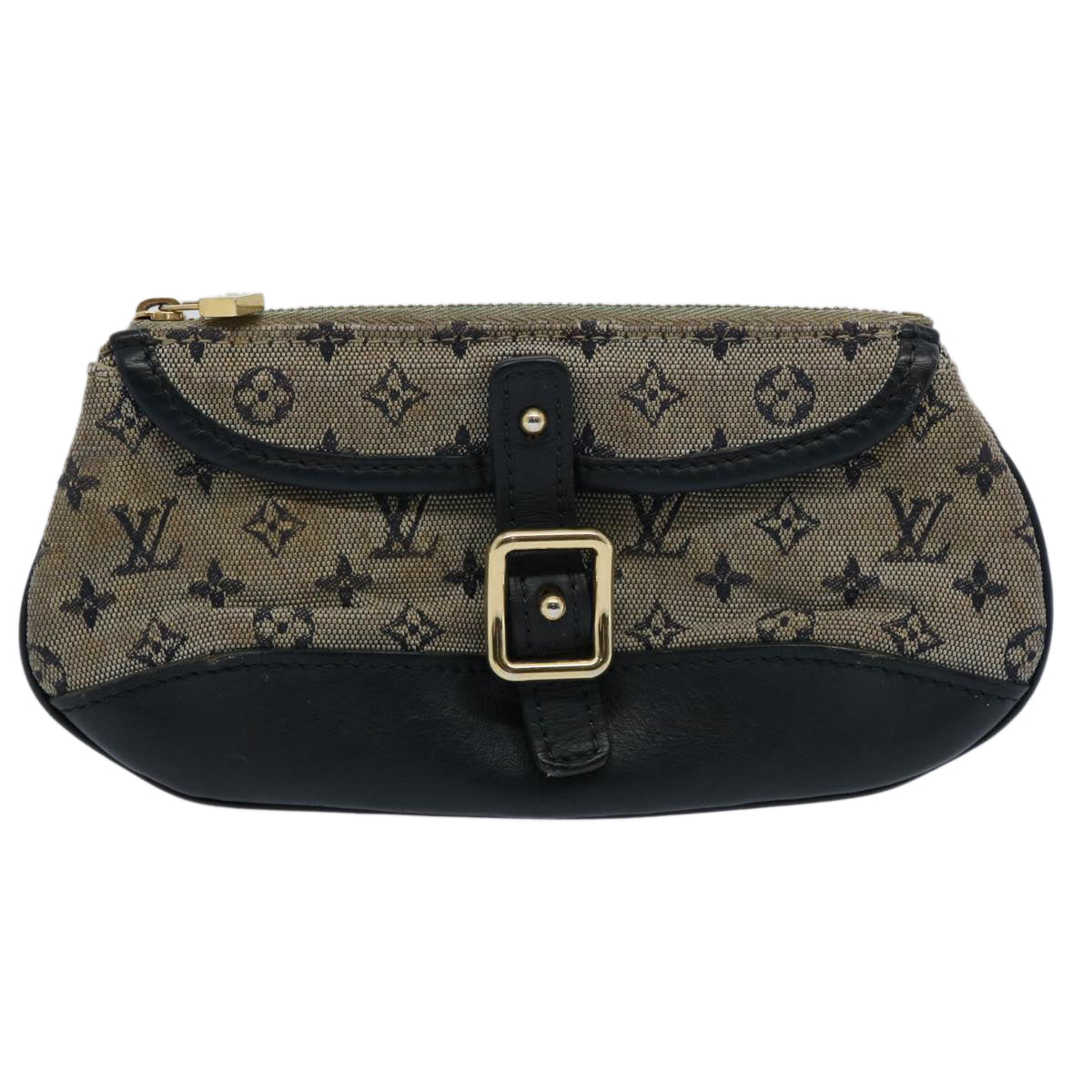 LOUIS VUITTON Monogram Mini Anne Sophie Pouch Blue M92696 LV Auth bs10519