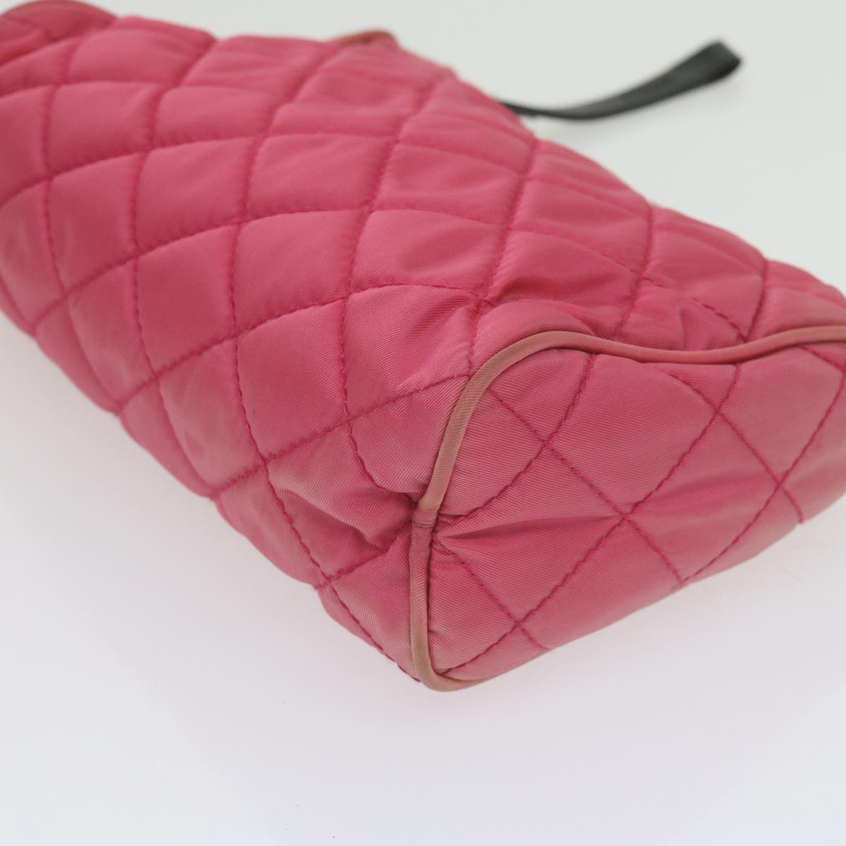 PRADA Pouch Nylon Pink Auth bs10549