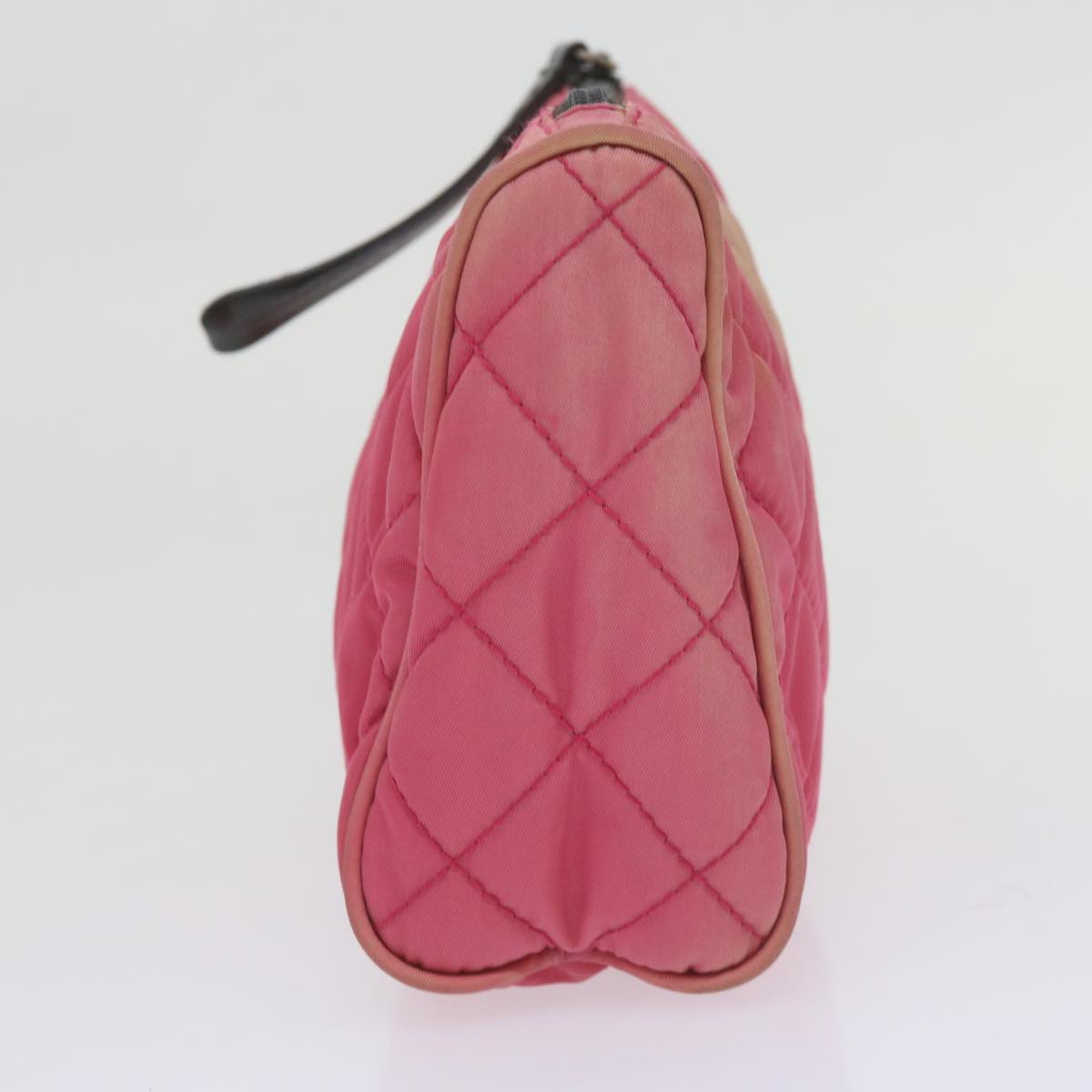 PRADA Pouch Nylon Pink Auth bs10549