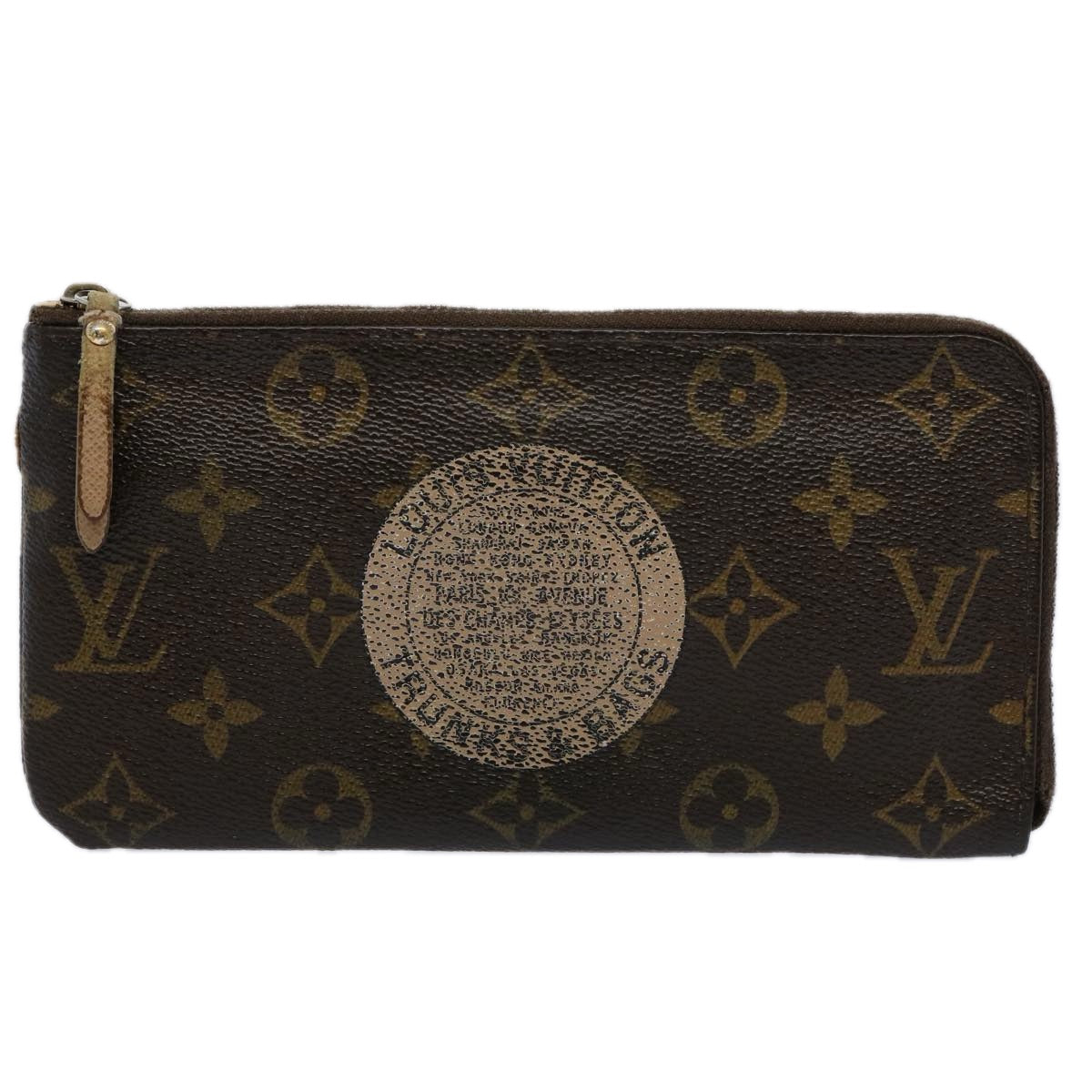 LOUIS VUITTON Monogram T&B Portefeuille Complice Long Wallet M58024 Auth bs10564