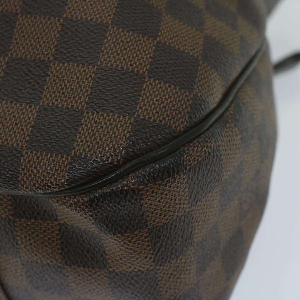 LOUIS VUITTON Damier Ebene Evora MM Tote Bag N41131 LV Auth bs10619