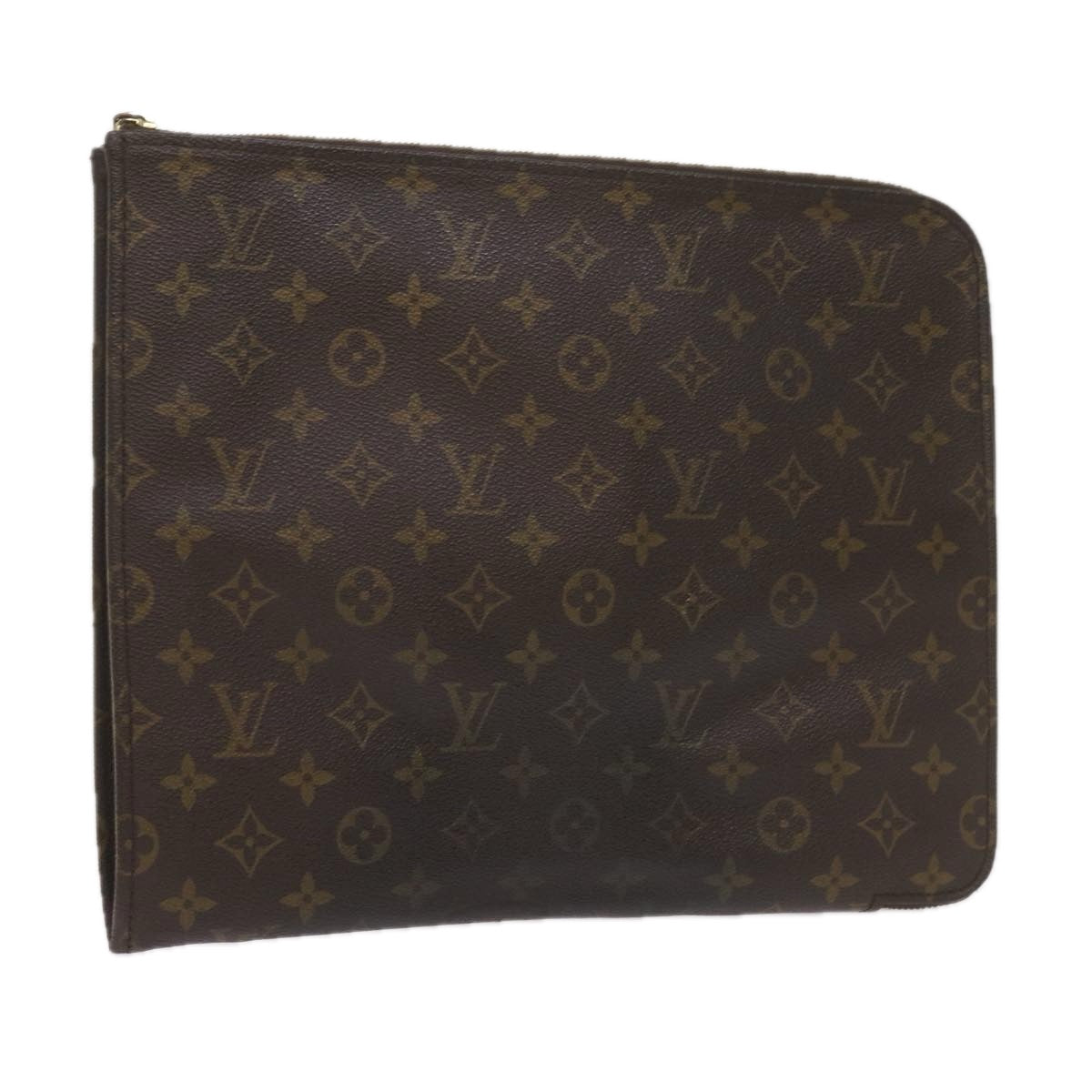 LOUIS VUITTON Monogram Posh Documents 30 Briefcase M53457 LV Auth bs10620