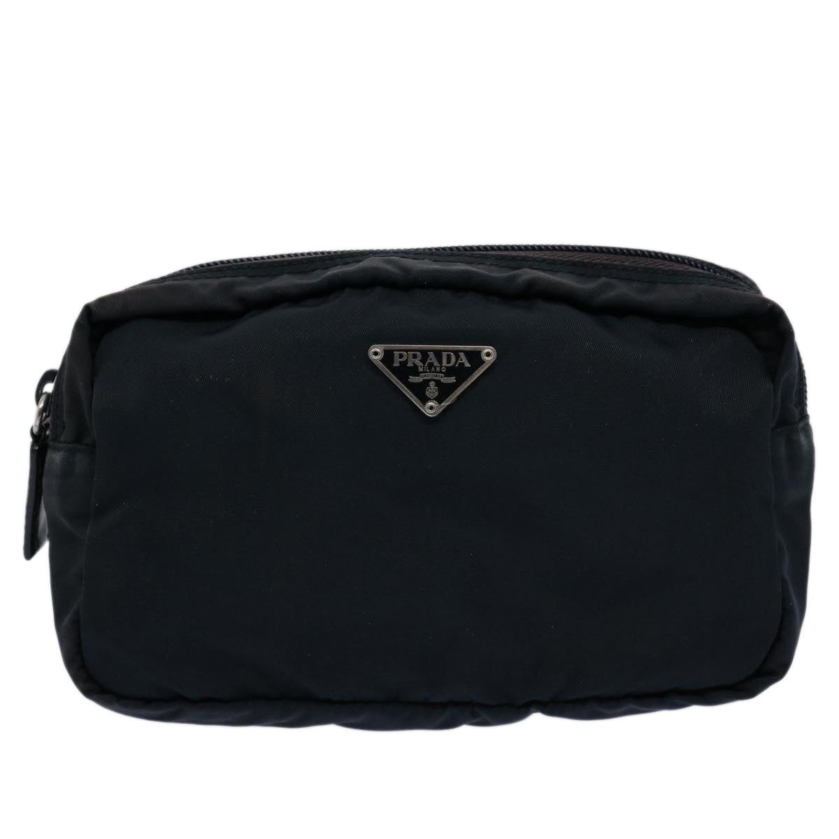 PRADA Pouch Nylon Black Auth bs10629