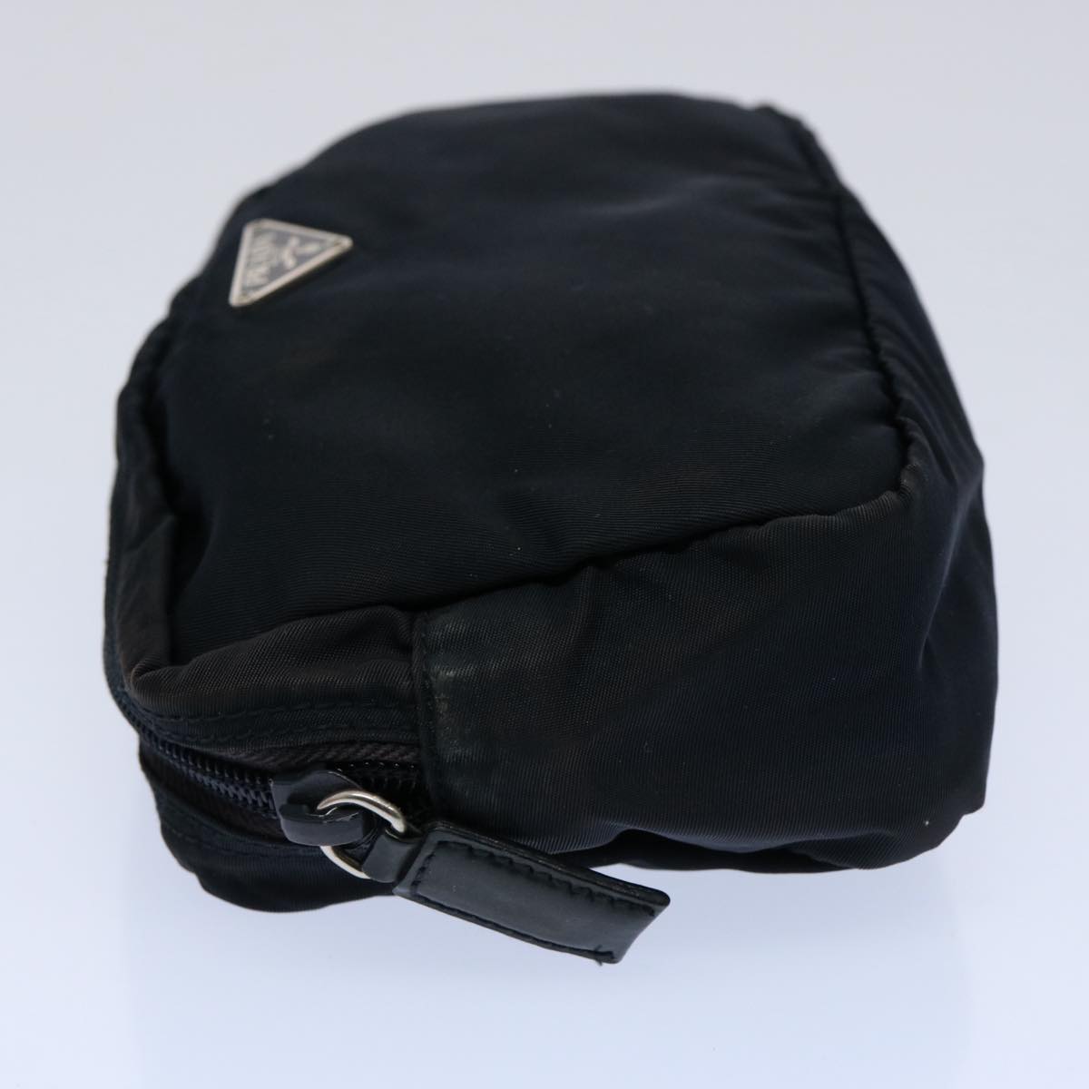 PRADA Pouch Nylon Black Auth bs10629