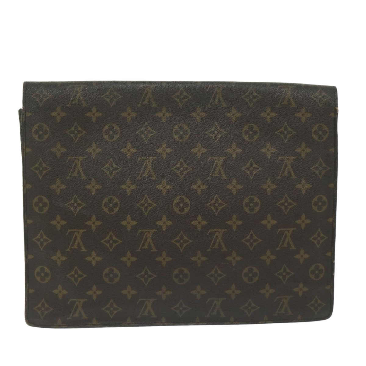 LOUIS VUITTON Monogram Porte Documents Senatur Briefcase M53335 LV Auth bs10640