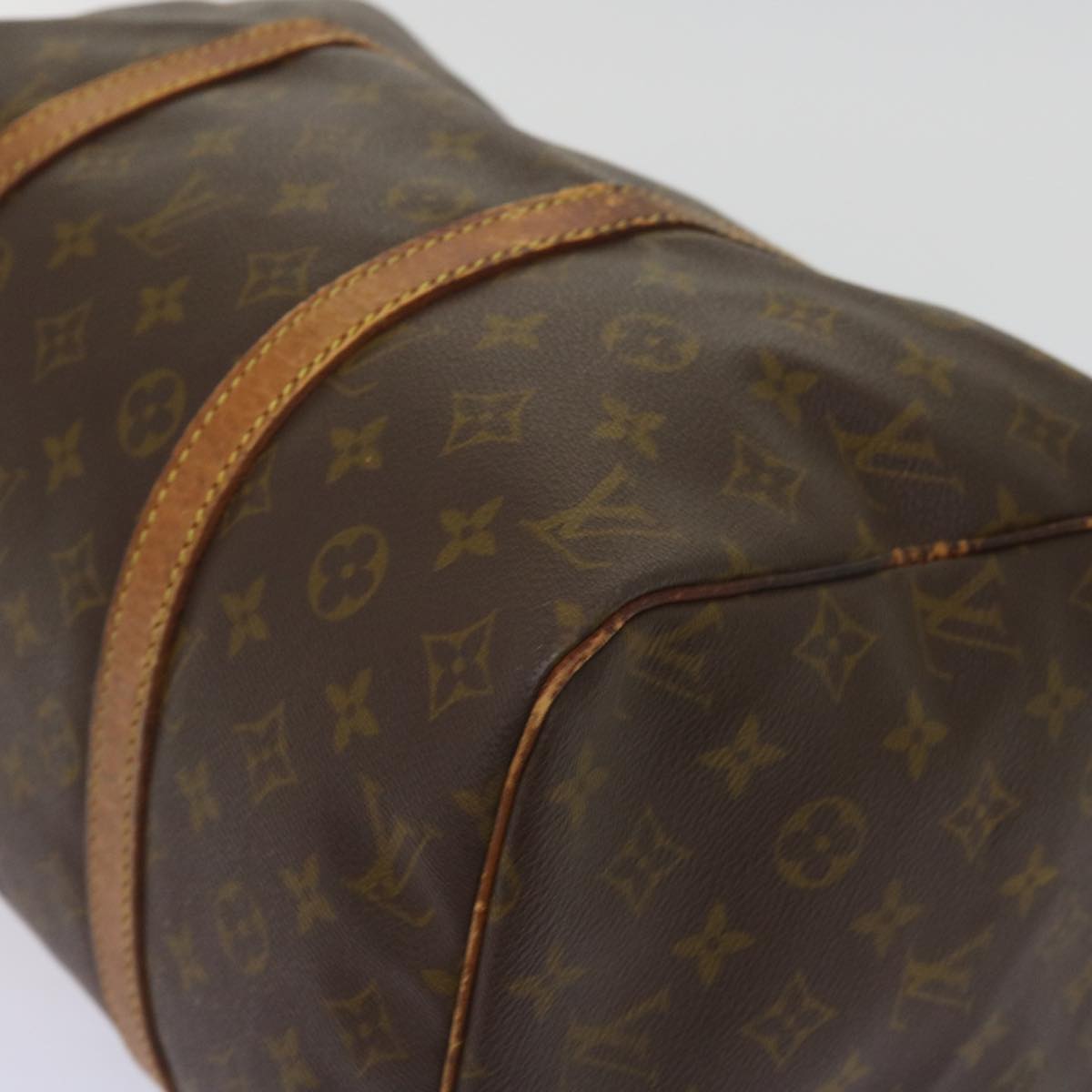 LOUIS VUITTON Monogram Sac Souple 35 Boston Bag M41626 LV Auth bs10643