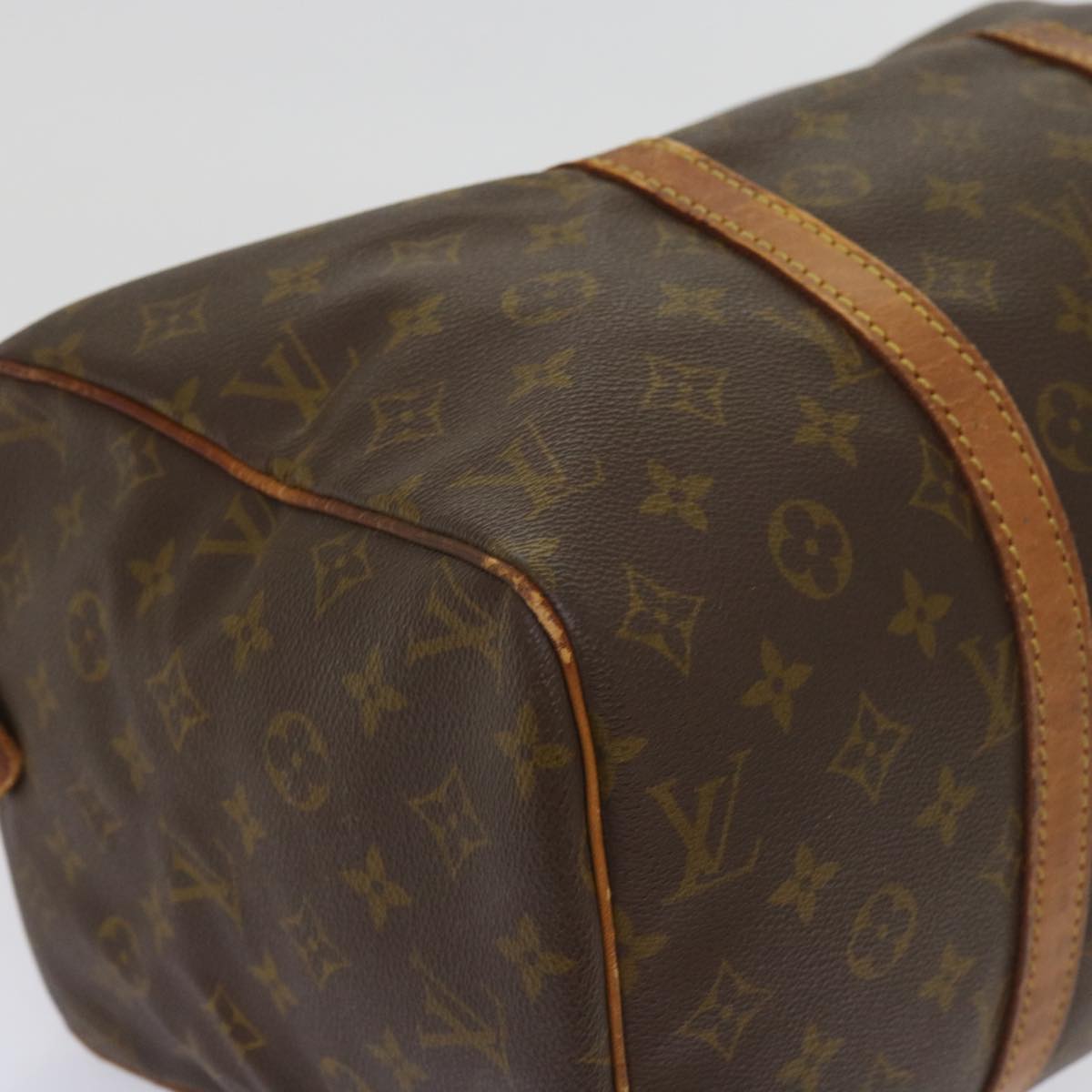 LOUIS VUITTON Monogram Sac Souple 35 Boston Bag M41626 LV Auth bs10643