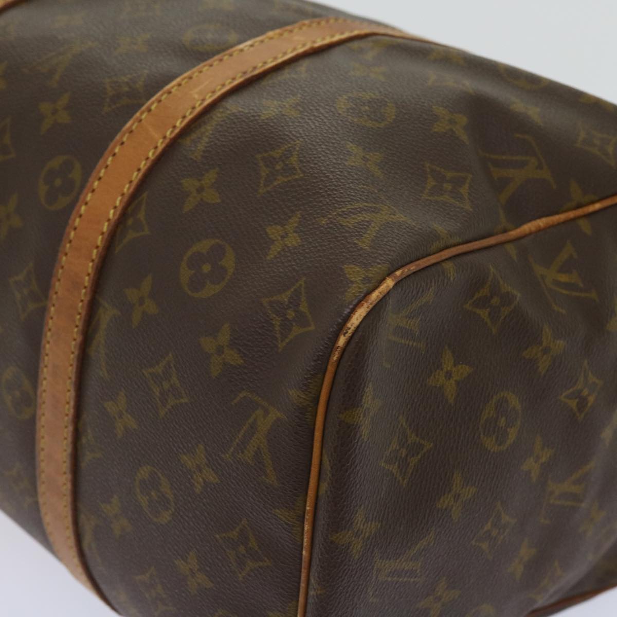 LOUIS VUITTON Monogram Sac Souple 35 Boston Bag M41626 LV Auth bs10643