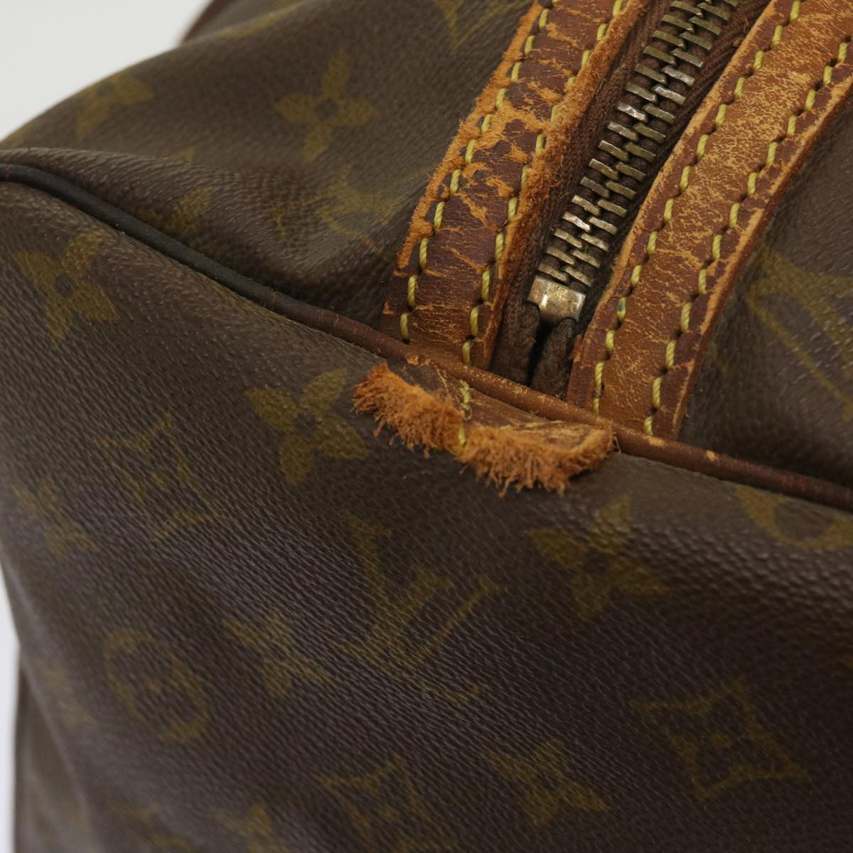 LOUIS VUITTON Monogram Sac Souple 35 Boston Bag M41626 LV Auth bs10643