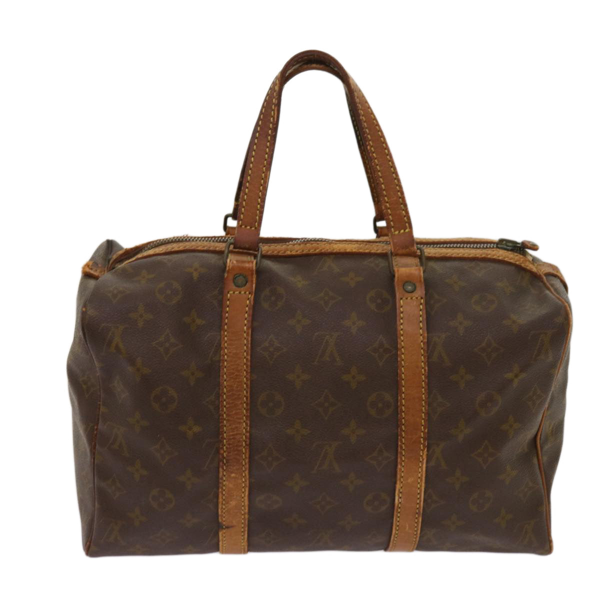 LOUIS VUITTON Monogram Sac Souple 35 Boston Bag M41626 LV Auth bs10643