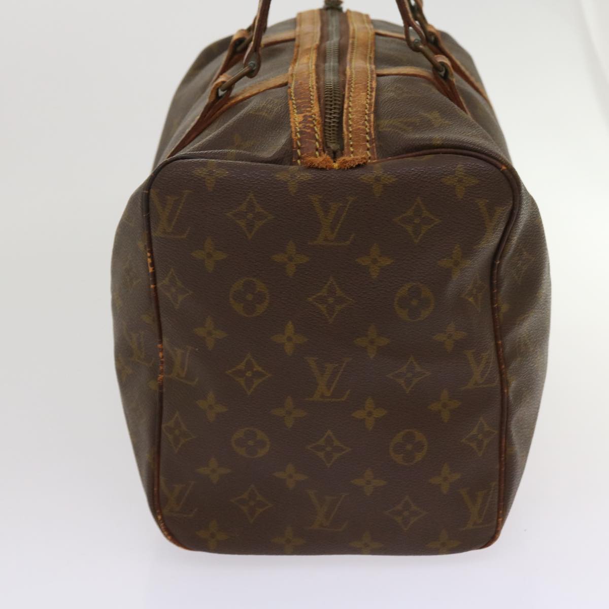 LOUIS VUITTON Monogram Sac Souple 35 Boston Bag M41626 LV Auth bs10643