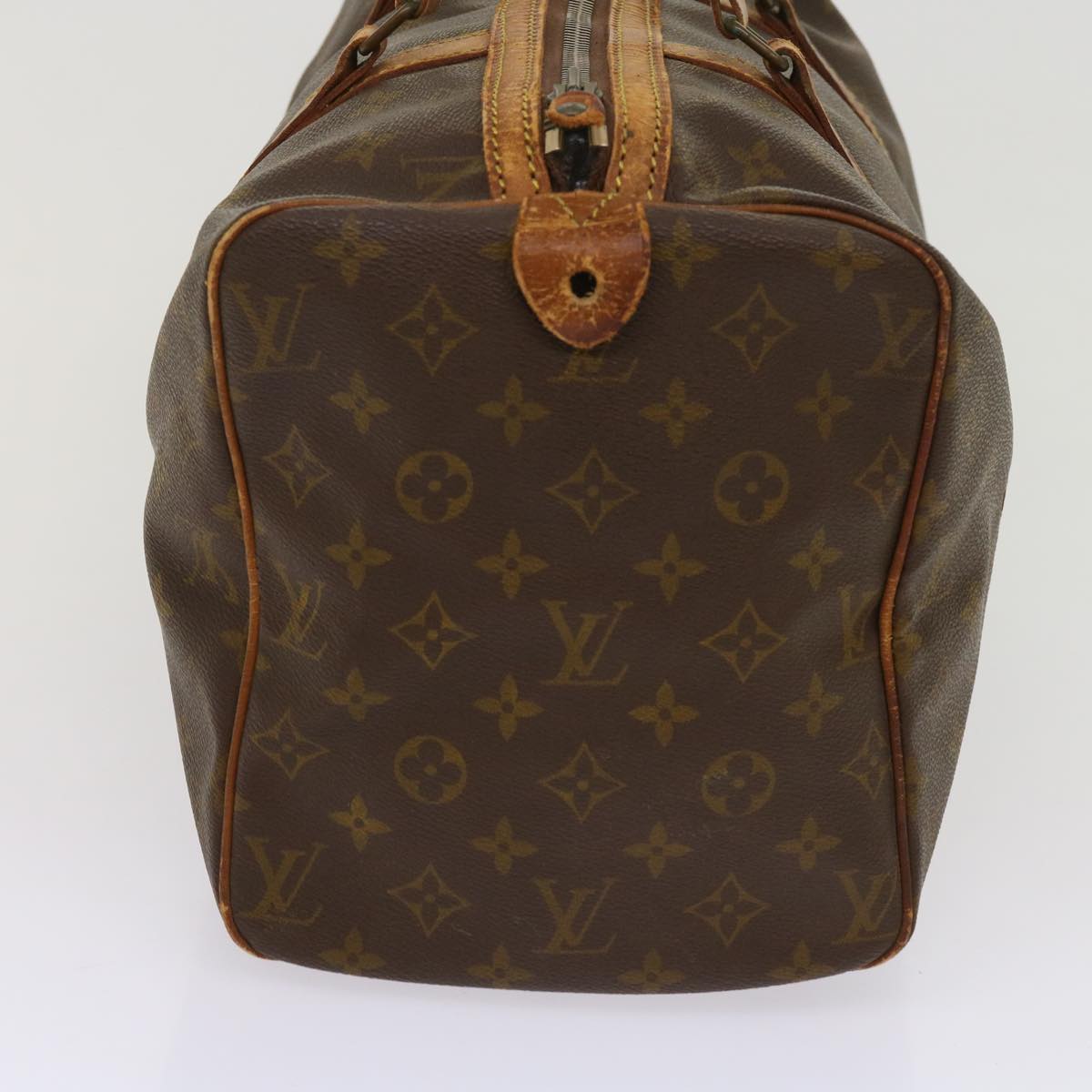 LOUIS VUITTON Monogram Sac Souple 35 Boston Bag M41626 LV Auth bs10643