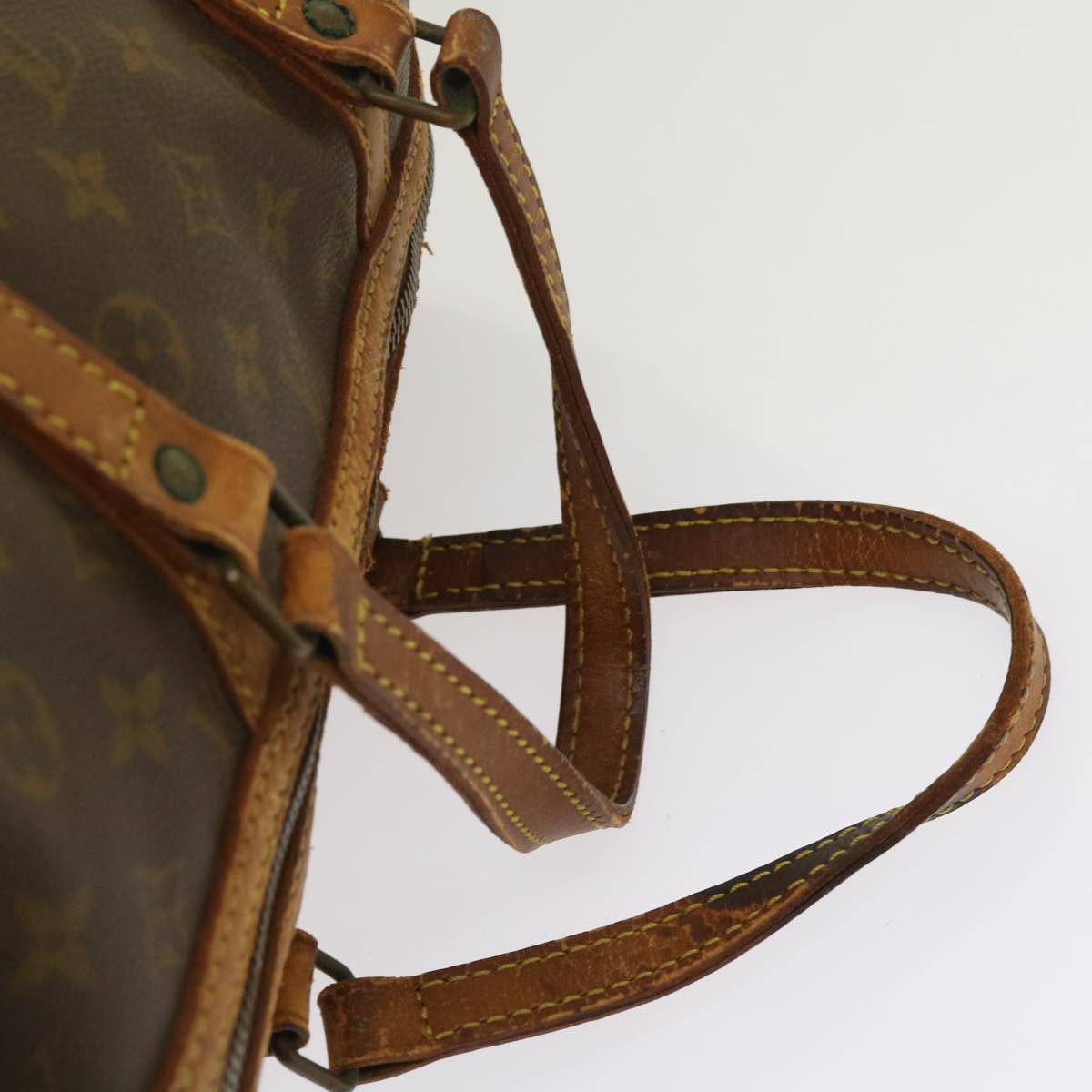 LOUIS VUITTON Monogram Sac Souple 35 Boston Bag M41626 LV Auth bs10643