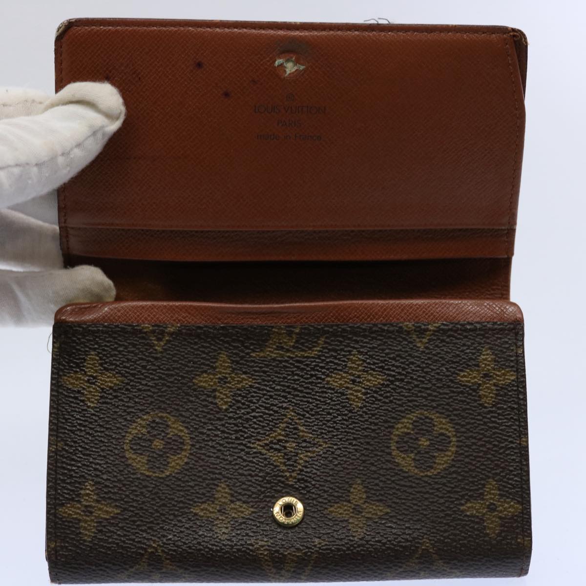 LOUIS VUITTON Monogram Wallet 6Set LV Auth bs10651