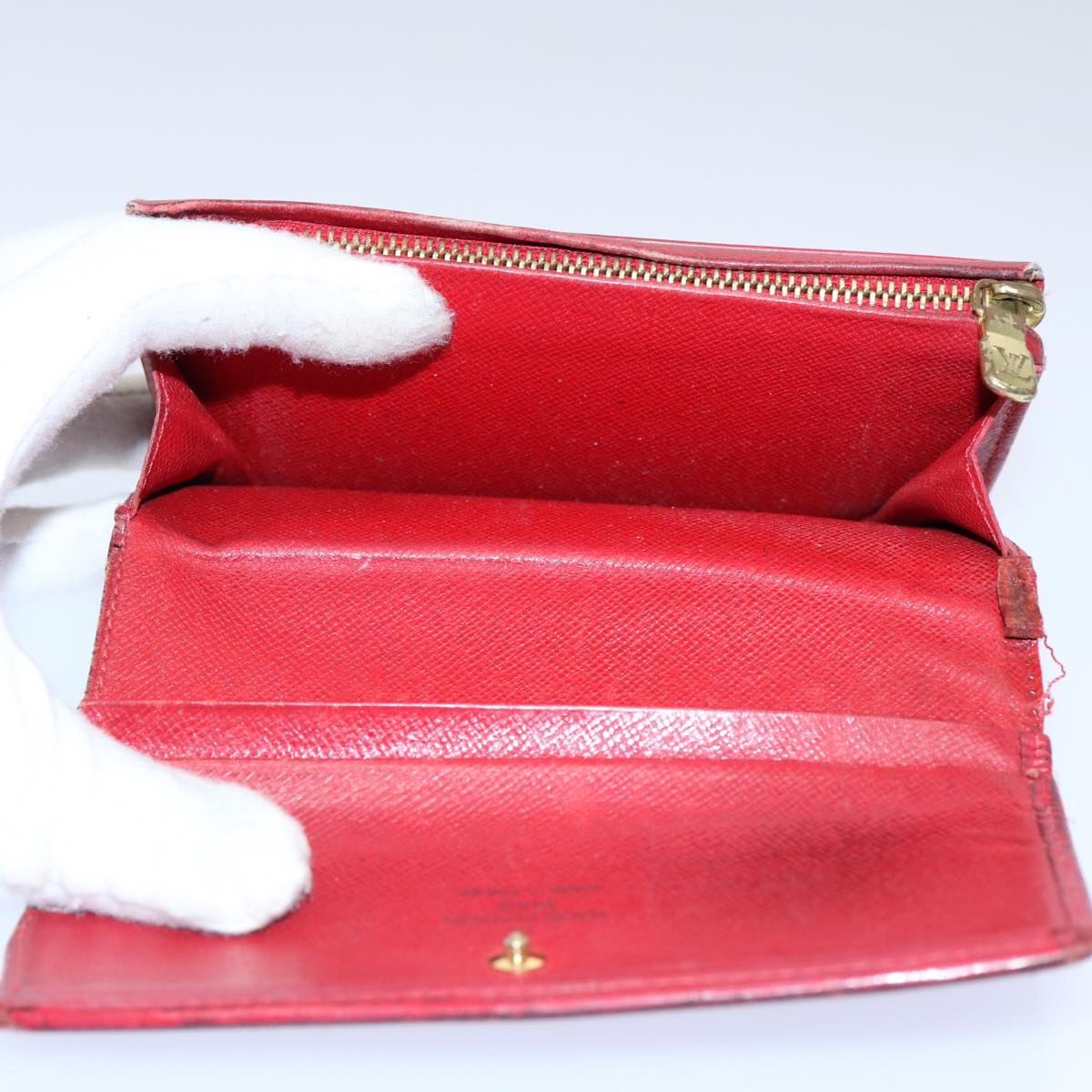 LOUIS VUITTON Epi Coin Purse Wallet 5Set Red Yellow black LV Auth bs10656