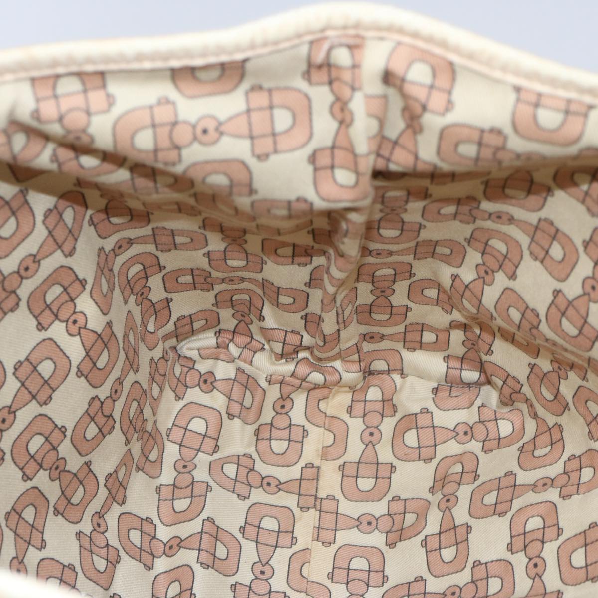 GUCCI GG Canvas Guccissima Tote Bag Beige 197953 Auth bs10664