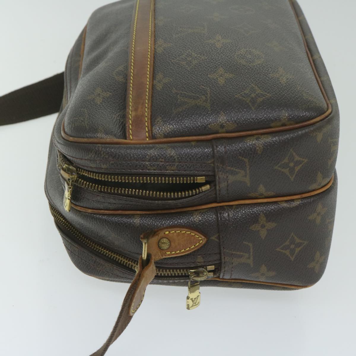 LOUIS VUITTON Monogram Reporter PM Shoulder Bag M45254 LV Auth bs10741