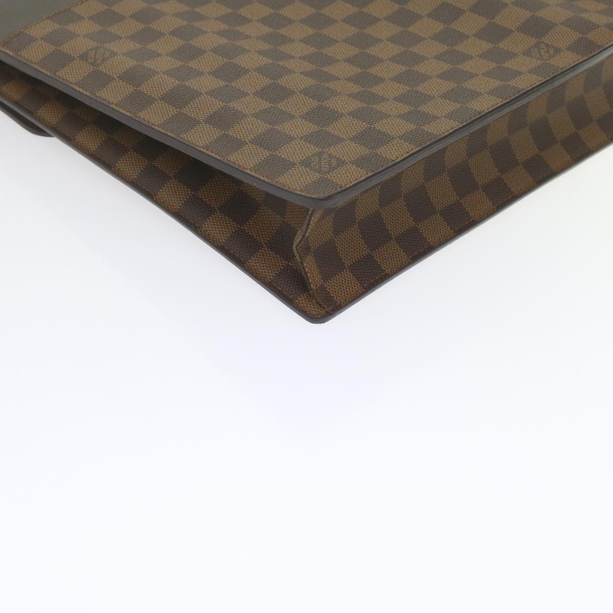 LOUIS VUITTON Damier Ebene Altona PM Briefcase N53315 LV Auth bs10767