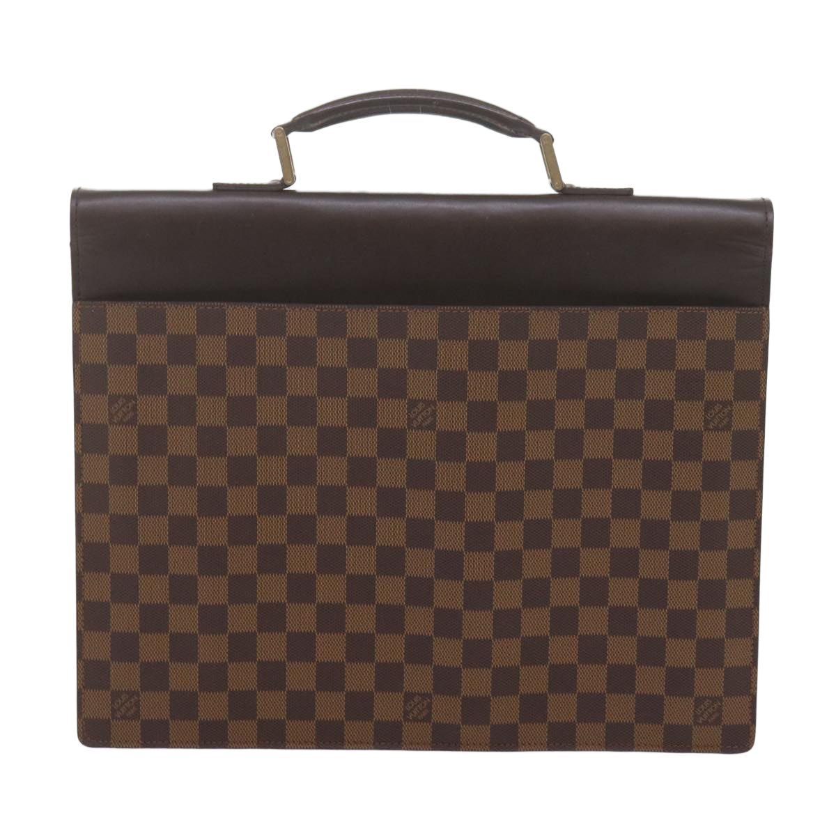 LOUIS VUITTON Damier Ebene Altona PM Briefcase N53315 LV Auth bs10767