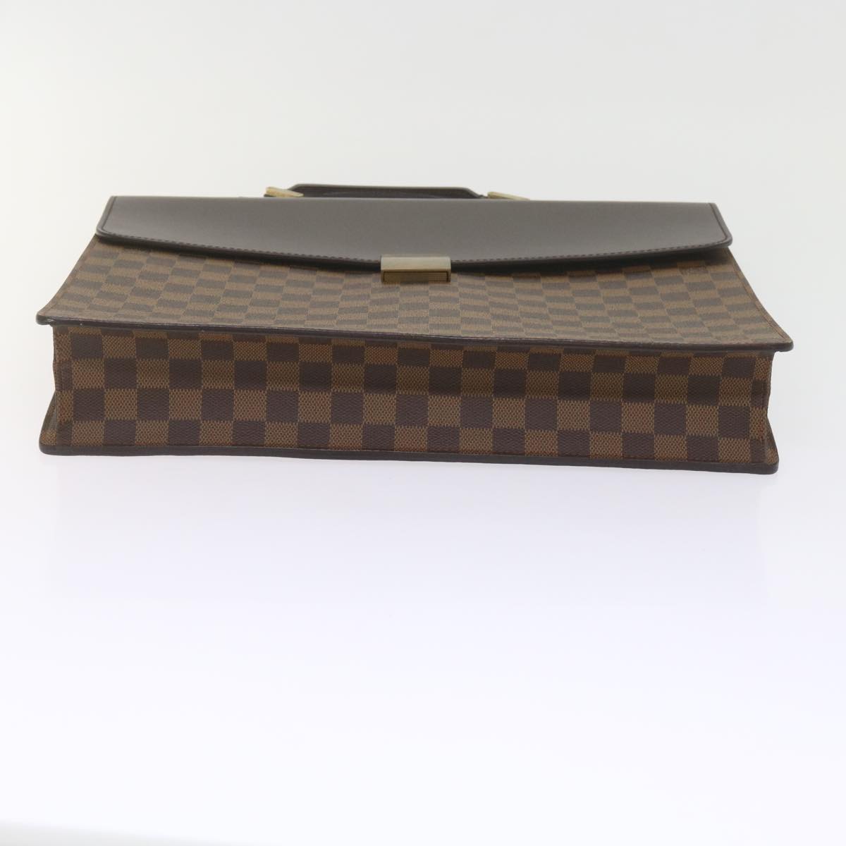 LOUIS VUITTON Damier Ebene Altona PM Briefcase N53315 LV Auth bs10767