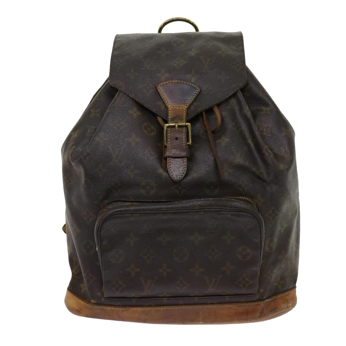 LOUIS VUITTON Monogram Montsouris GM Backpack M51135 LV Auth bs10838