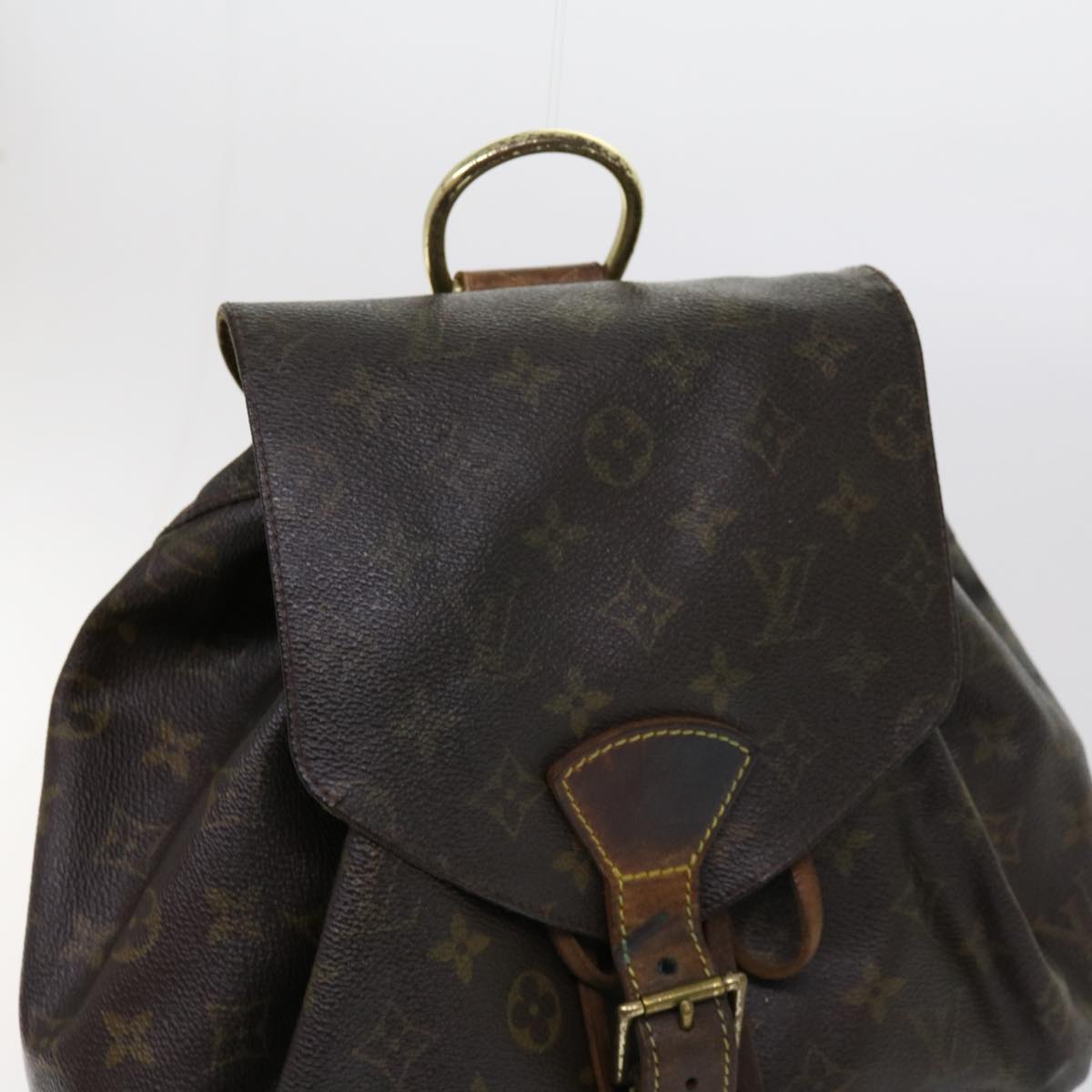 LOUIS VUITTON Monogram Montsouris GM Backpack M51135 LV Auth bs10838