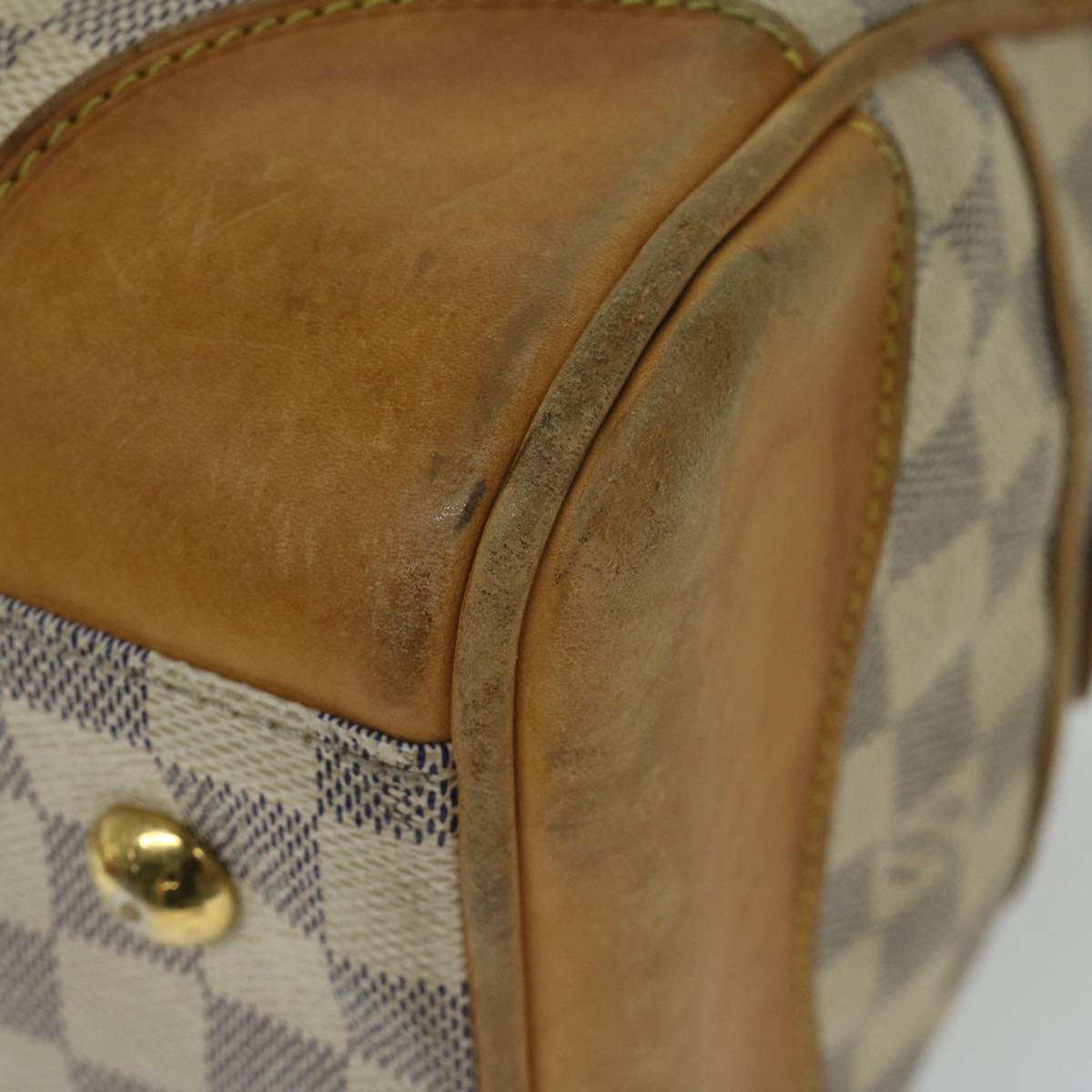 LOUIS VUITTON Damier Azur Berkeley Hand Bag N52001 LV Auth bs10857