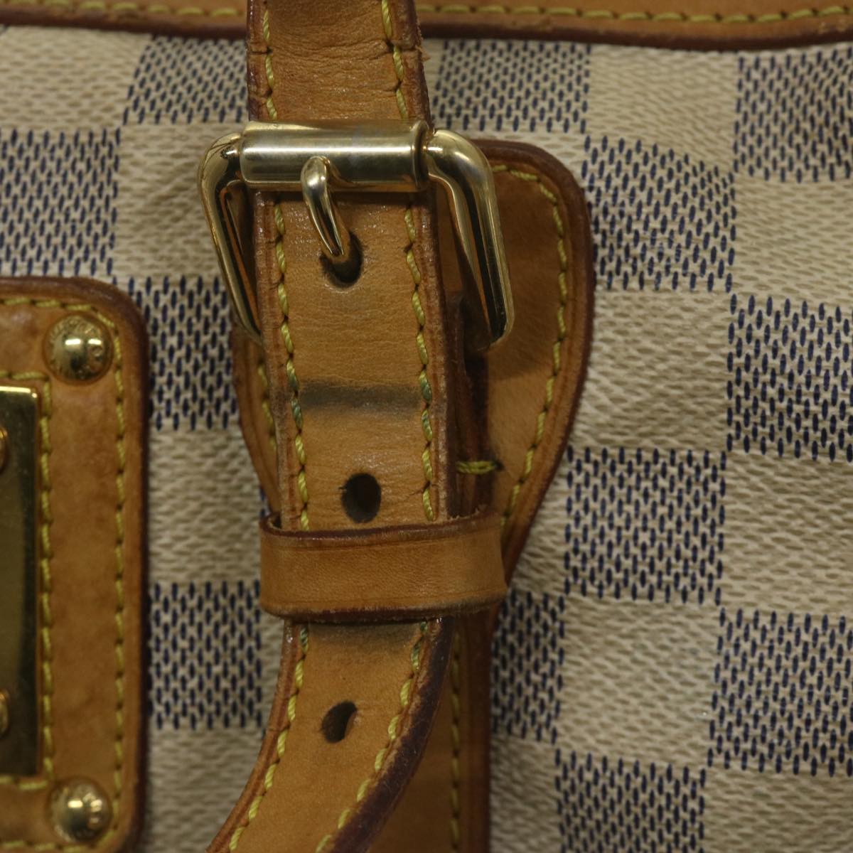 LOUIS VUITTON Damier Azur Berkeley Hand Bag N52001 LV Auth bs10857