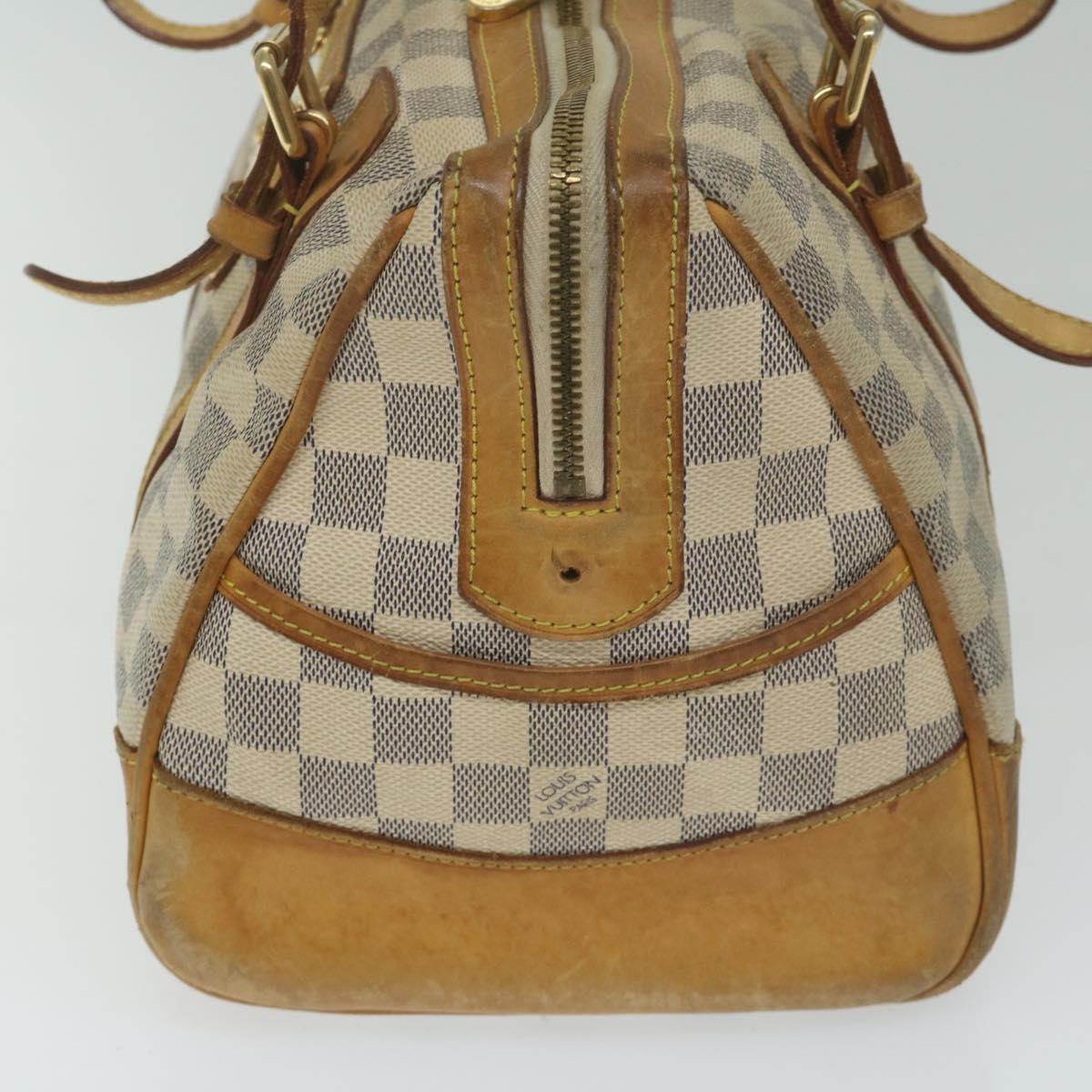 LOUIS VUITTON Damier Azur Berkeley Hand Bag N52001 LV Auth bs10857