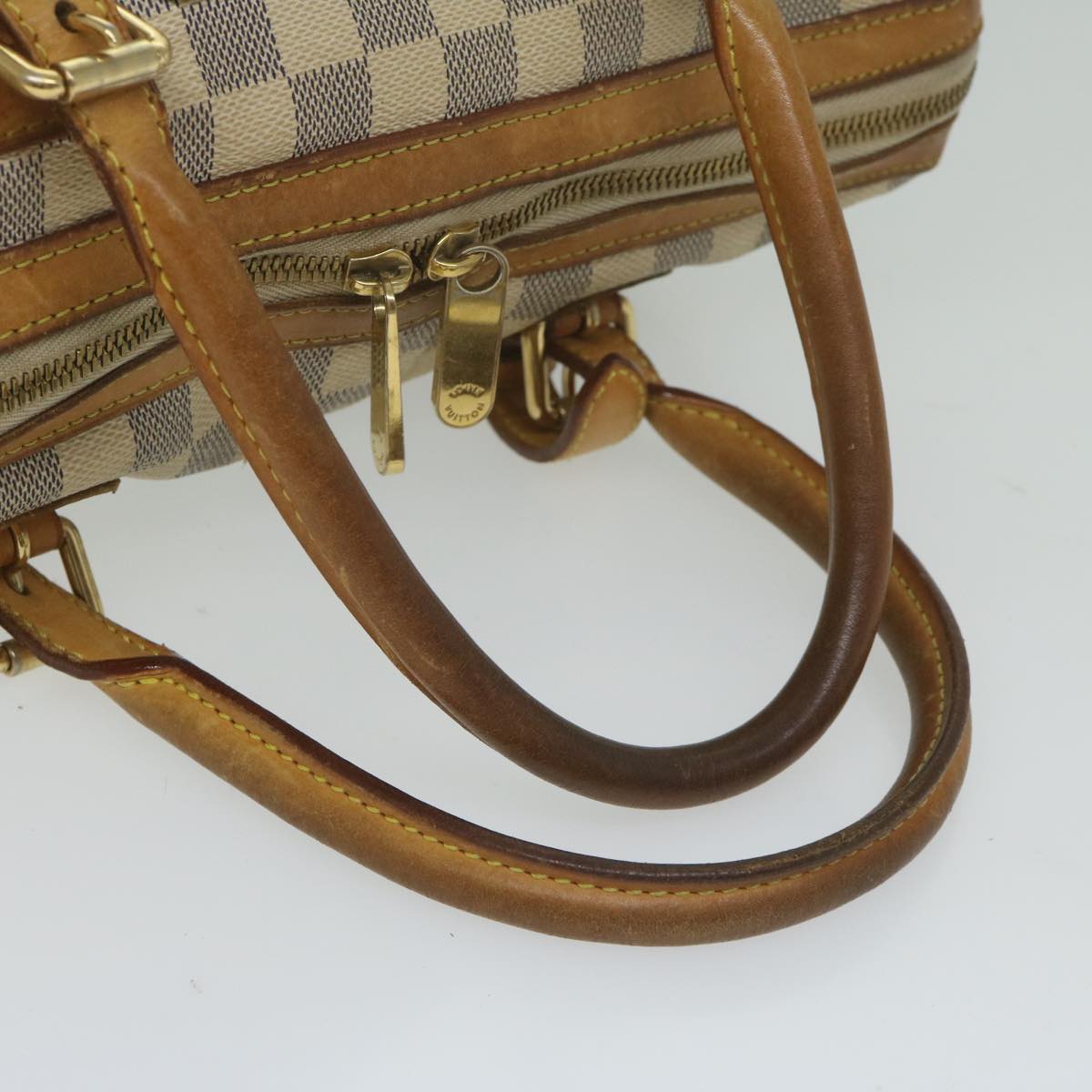 LOUIS VUITTON Damier Azur Berkeley Hand Bag N52001 LV Auth bs10857