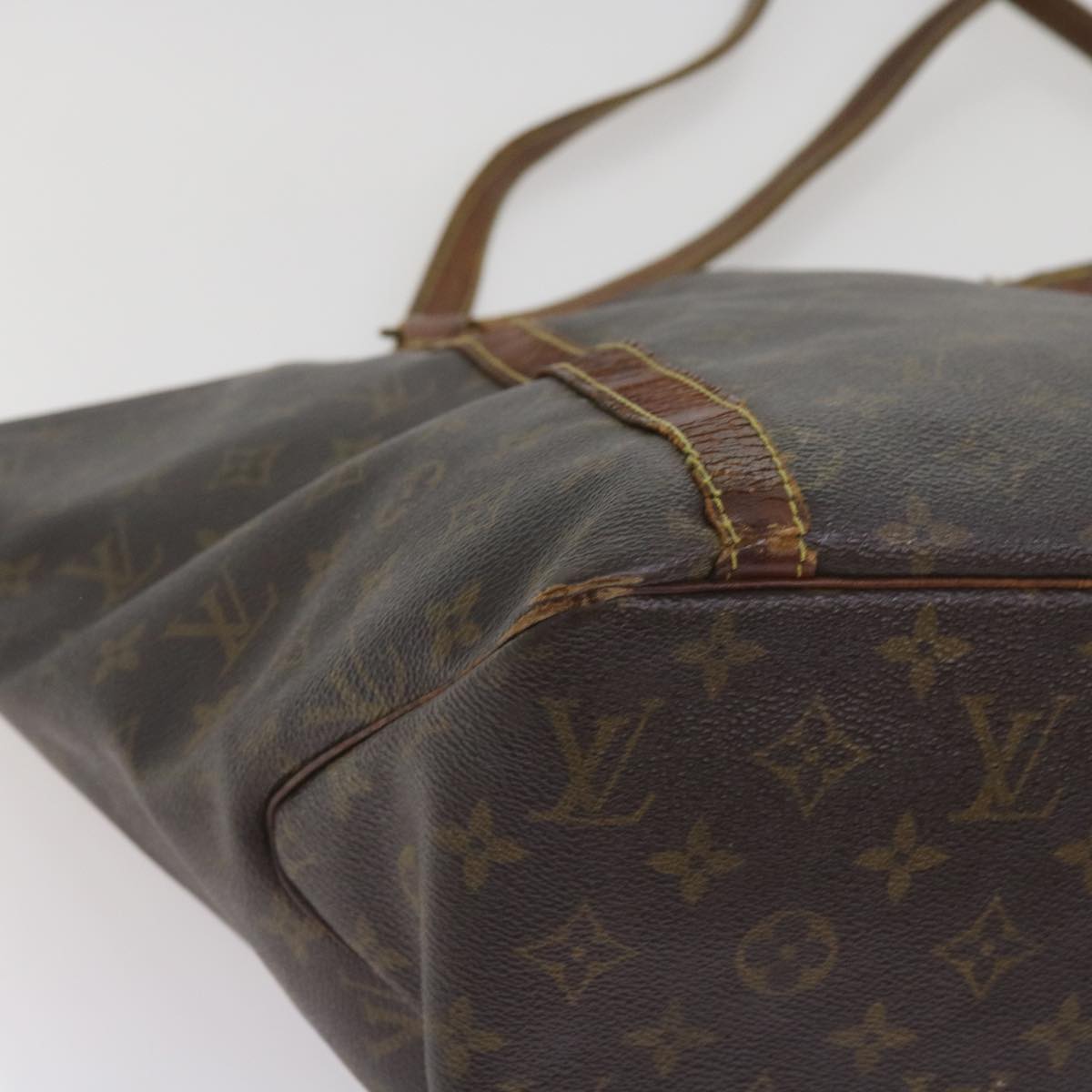 LOUIS VUITTON Monogram Sac Shopping Tote Bag M51108 LV Auth bs10873