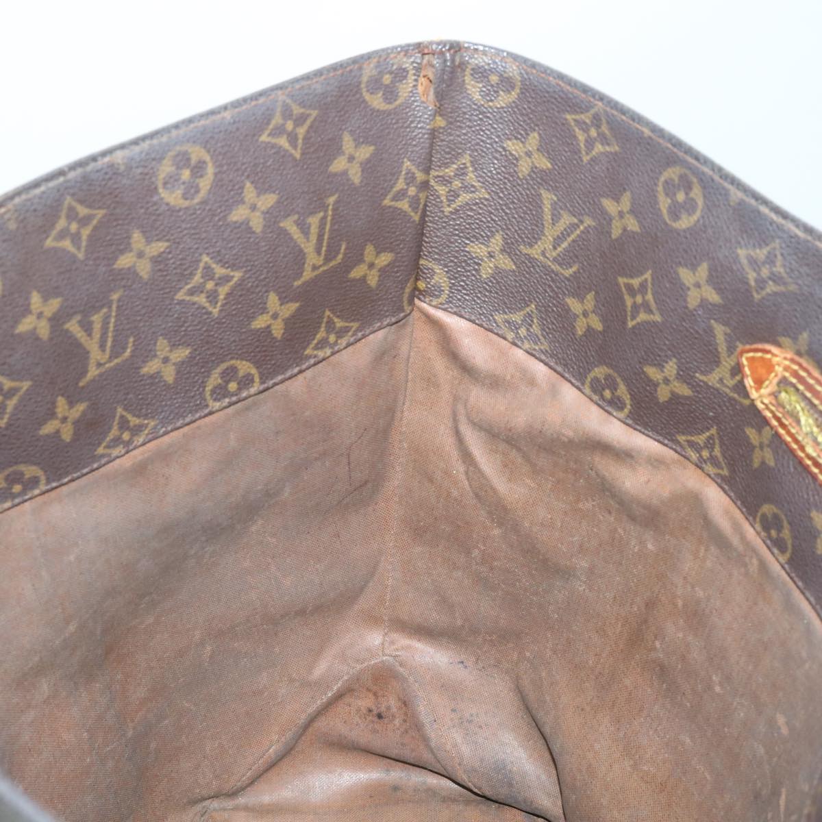 LOUIS VUITTON Monogram Sac Shopping Tote Bag M51108 LV Auth bs10873