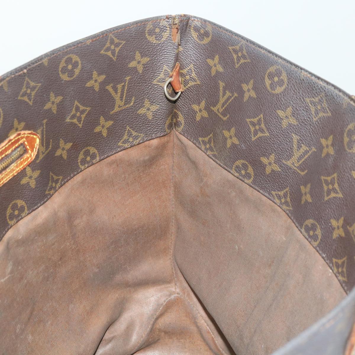 LOUIS VUITTON Monogram Sac Shopping Tote Bag M51108 LV Auth bs10873