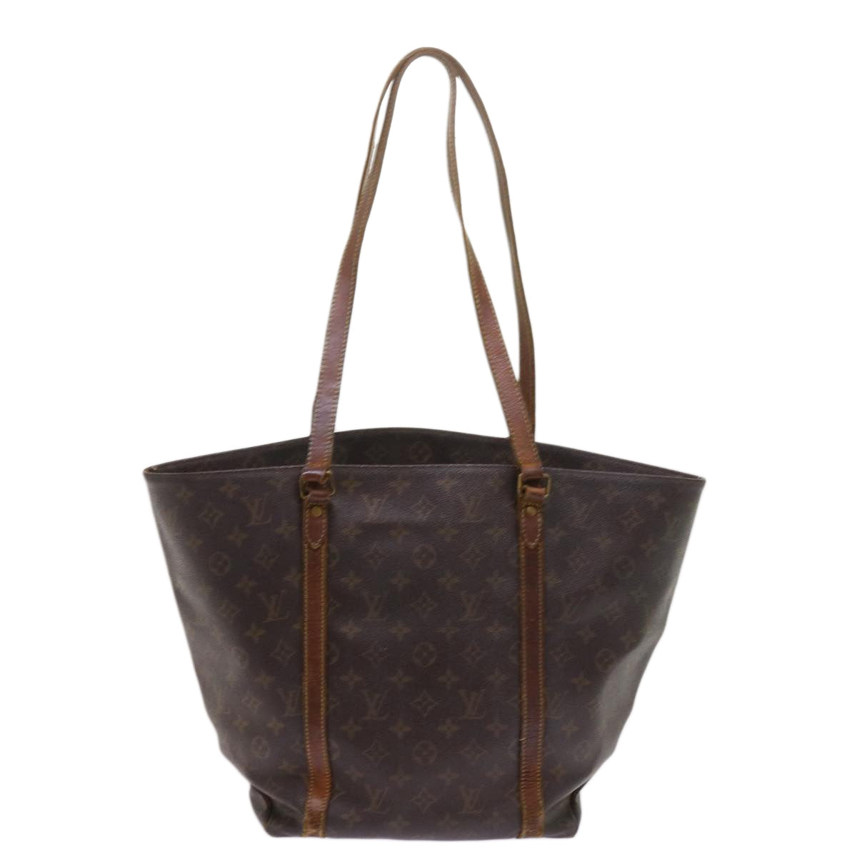 LOUIS VUITTON Monogram Sac Shopping Tote Bag M51108 LV Auth bs10873