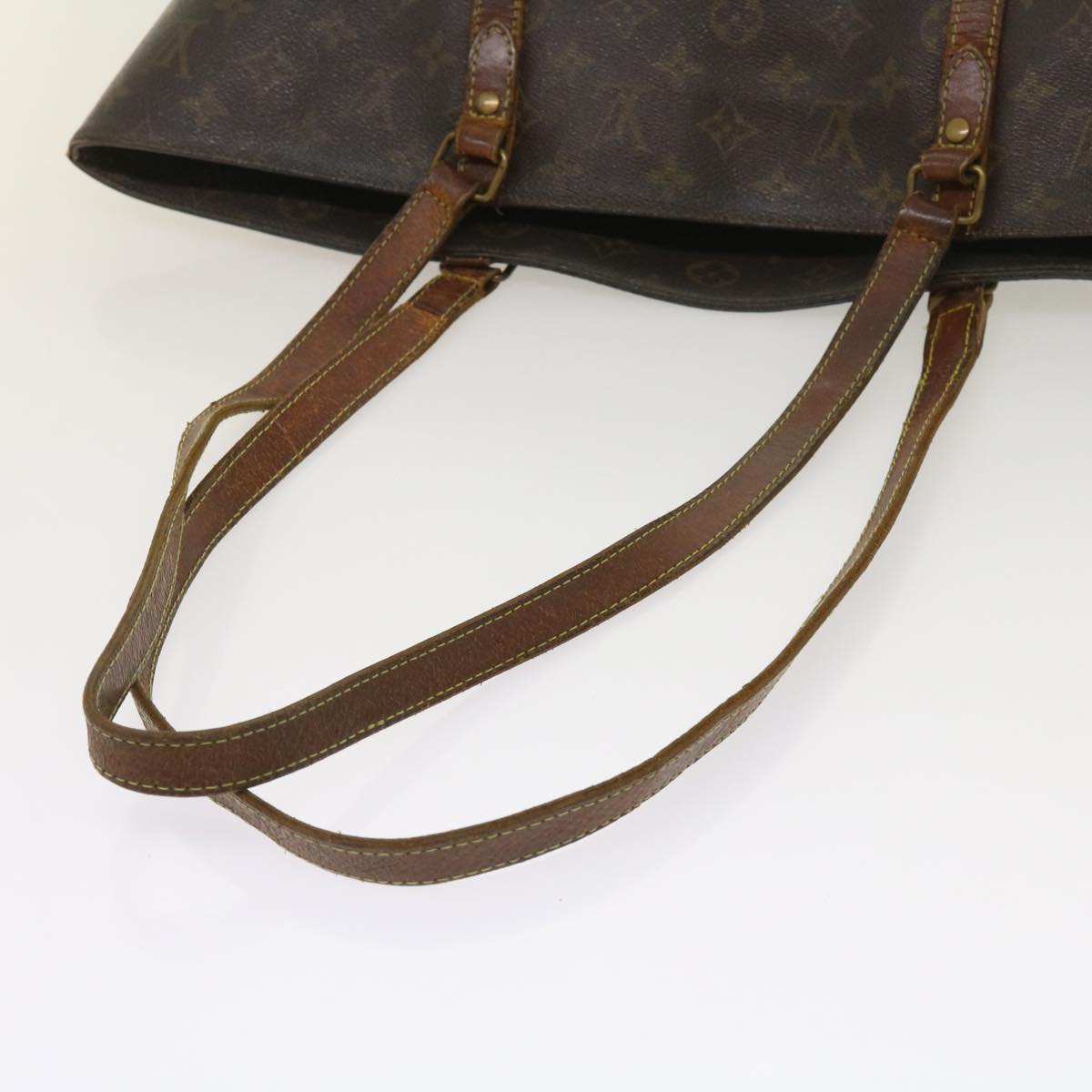 LOUIS VUITTON Monogram Sac Shopping Tote Bag M51108 LV Auth bs10873