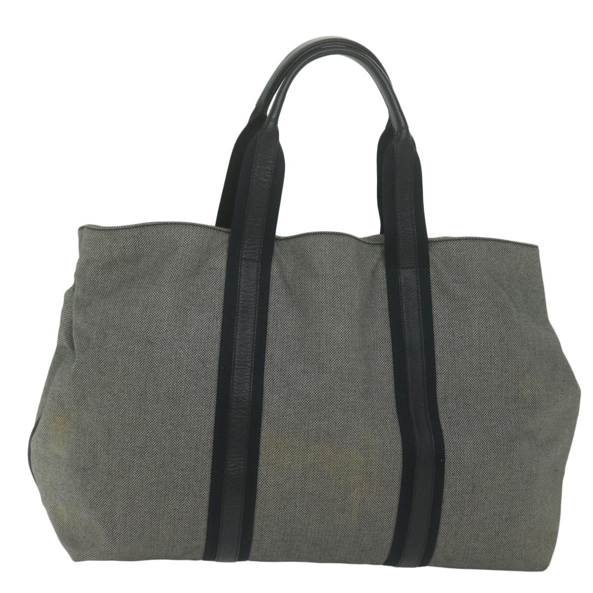 BOTTEGAVENETA Tote Bag Canvas Gray Auth bs11029