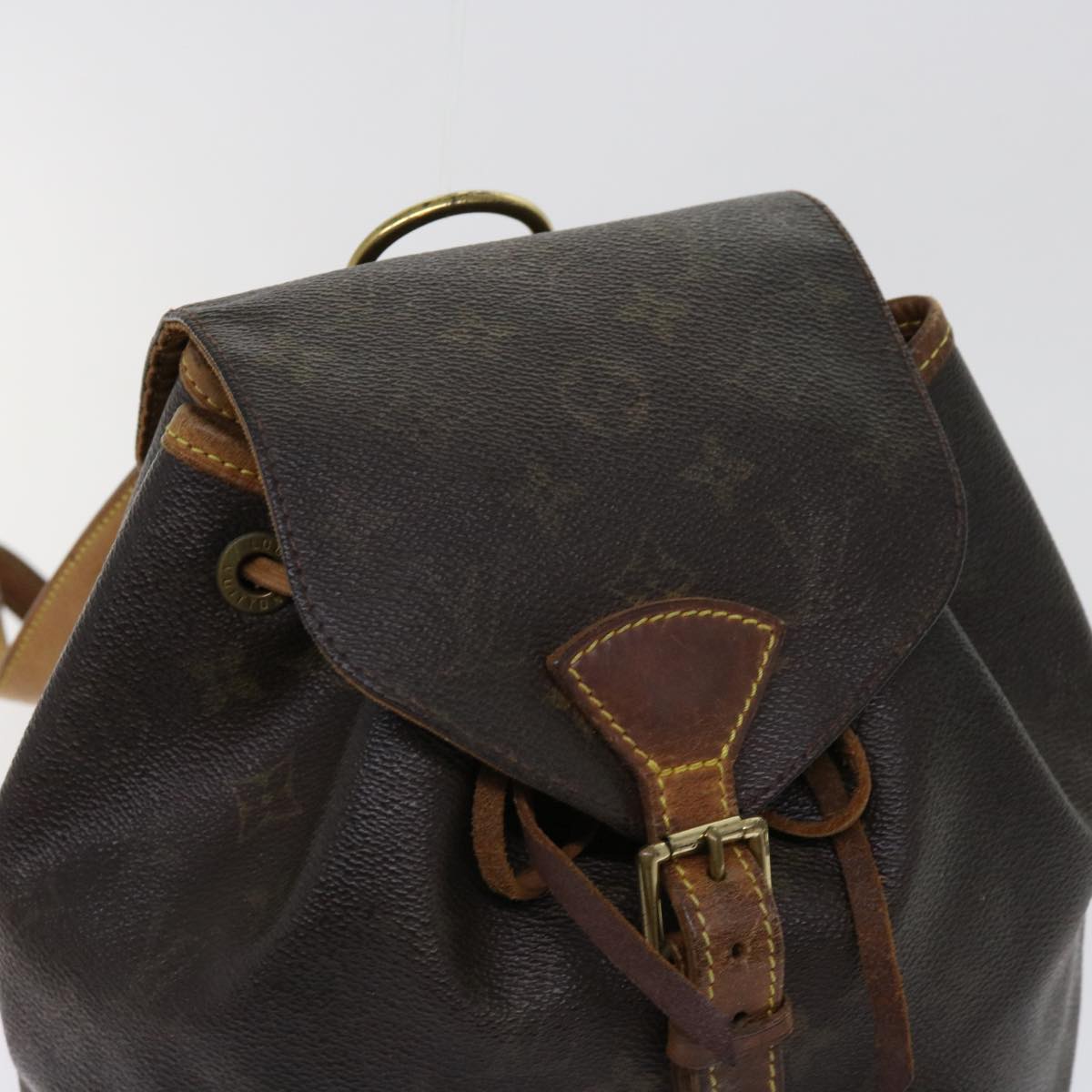 LOUIS VUITTON Monogram Montsouris MM Backpack M51136 LV Auth bs11067