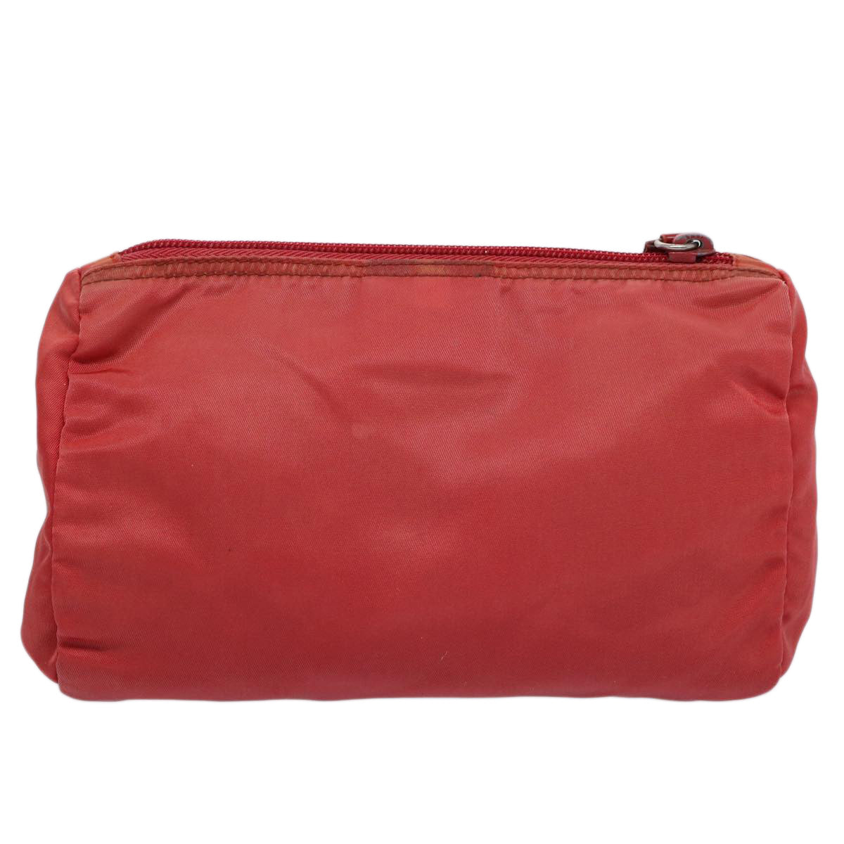 PRADA Pouch Nylon Red Auth bs11112