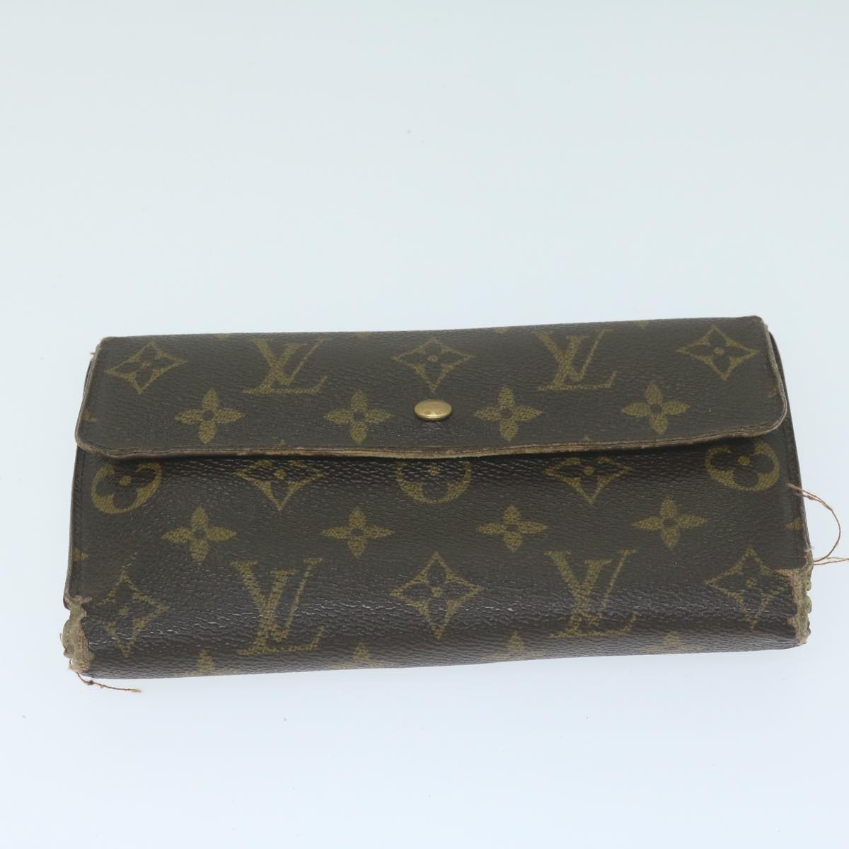 LOUIS VUITTON Monogram Wallet 10set LV Auth bs11163