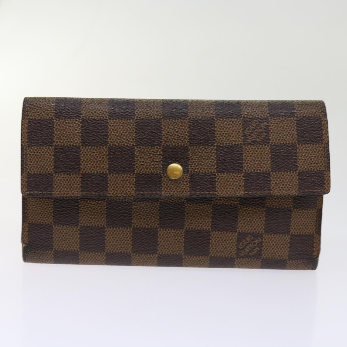 LOUIS VUITTON Monogram Damier Ebene Wallet 5Set LV Auth bs11176