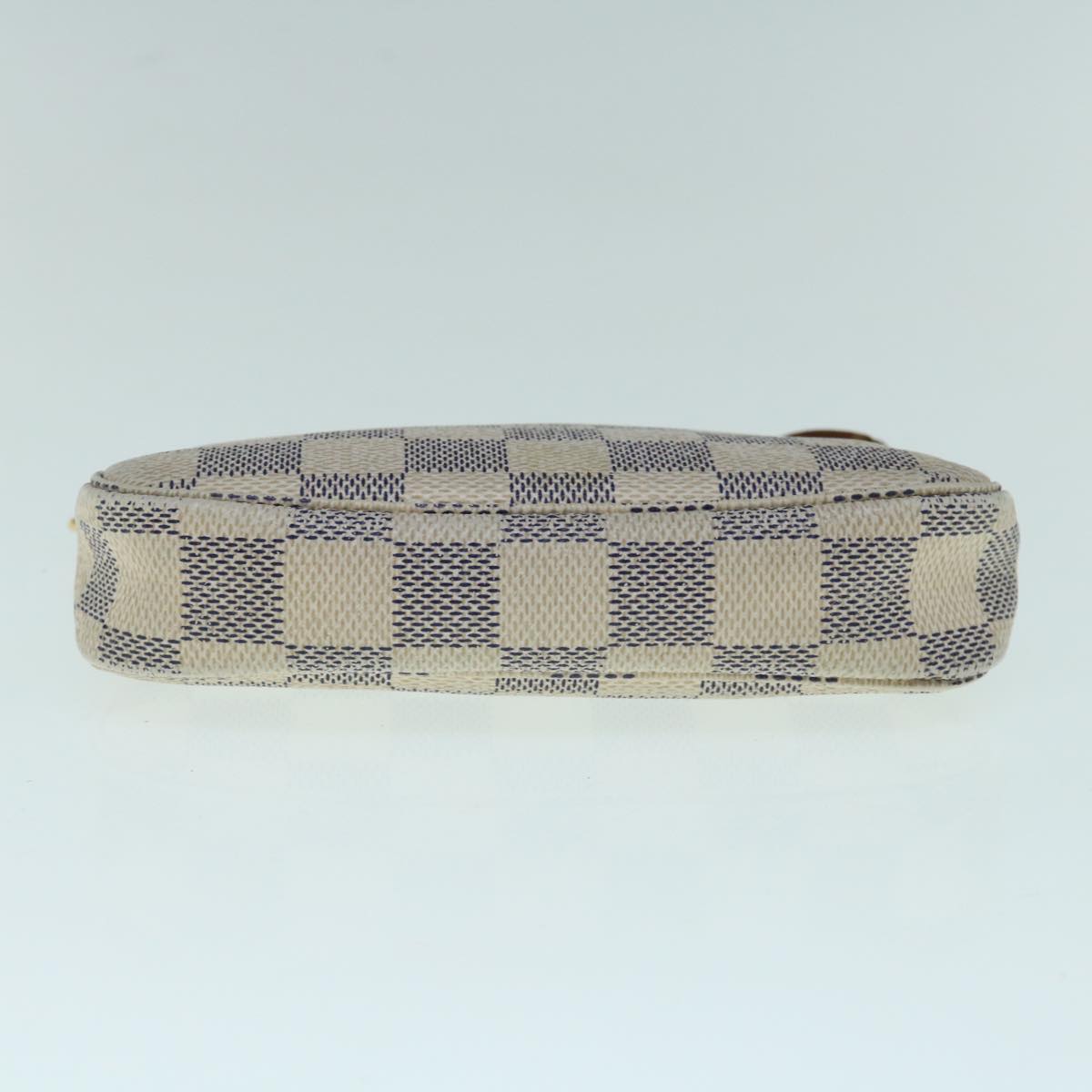 LOUIS VUITTON Damier Azur Mini Pochette Accessoires Pouch N58010 LV Auth bs11185