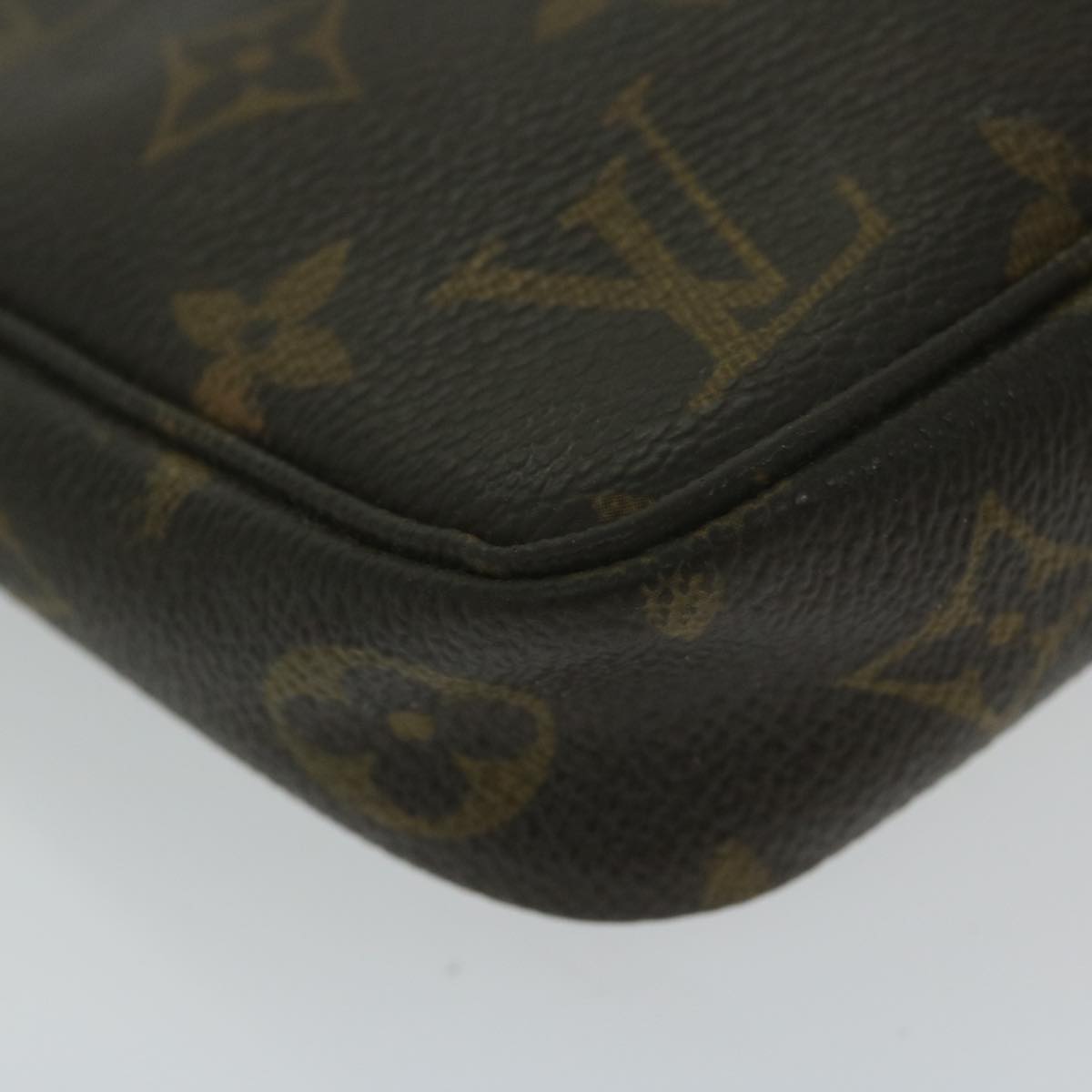 LOUIS VUITTON Monogram Pochette Accessoires Pouch M51980 LV Auth bs11201