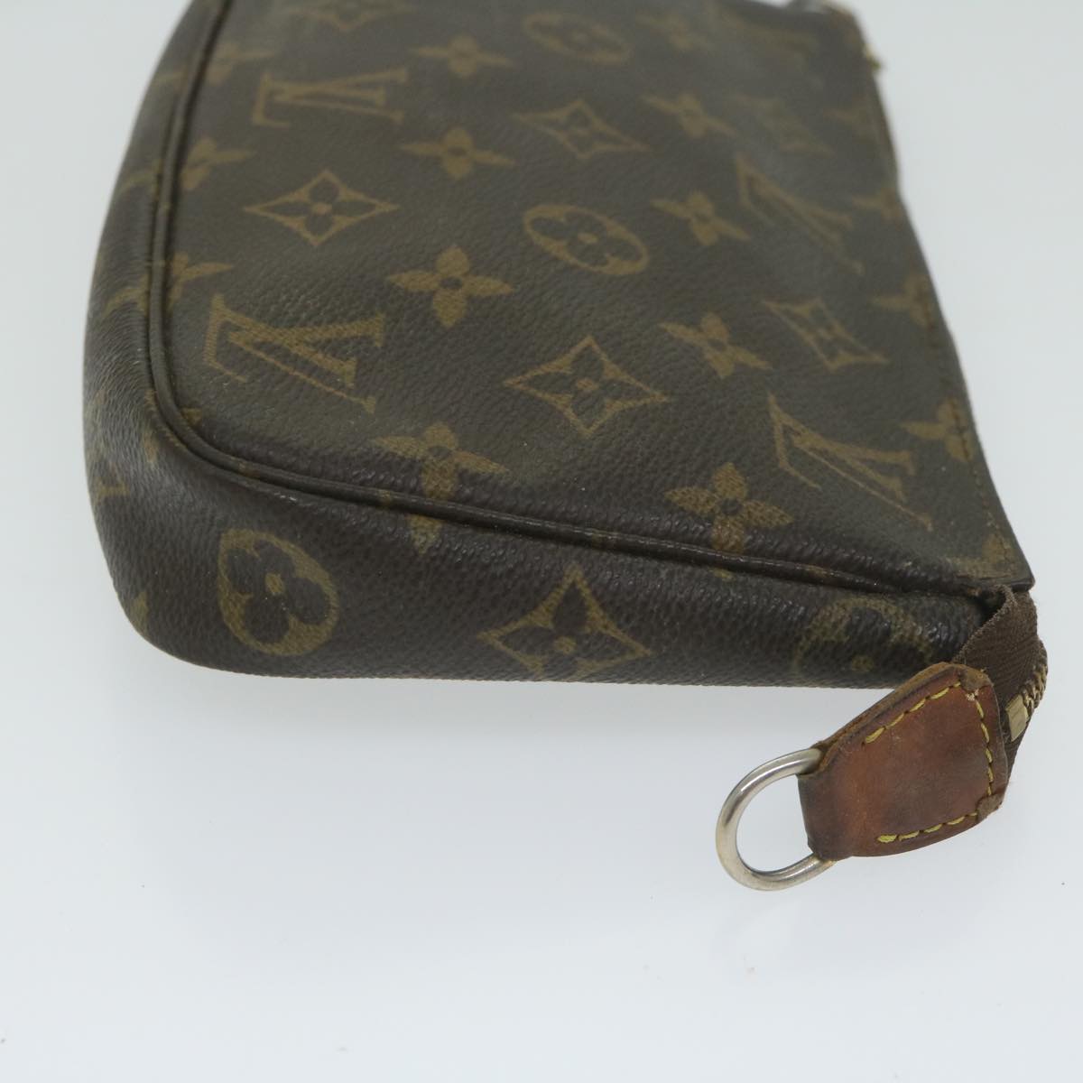 LOUIS VUITTON Monogram Pochette Accessoires Pouch M51980 LV Auth bs11201