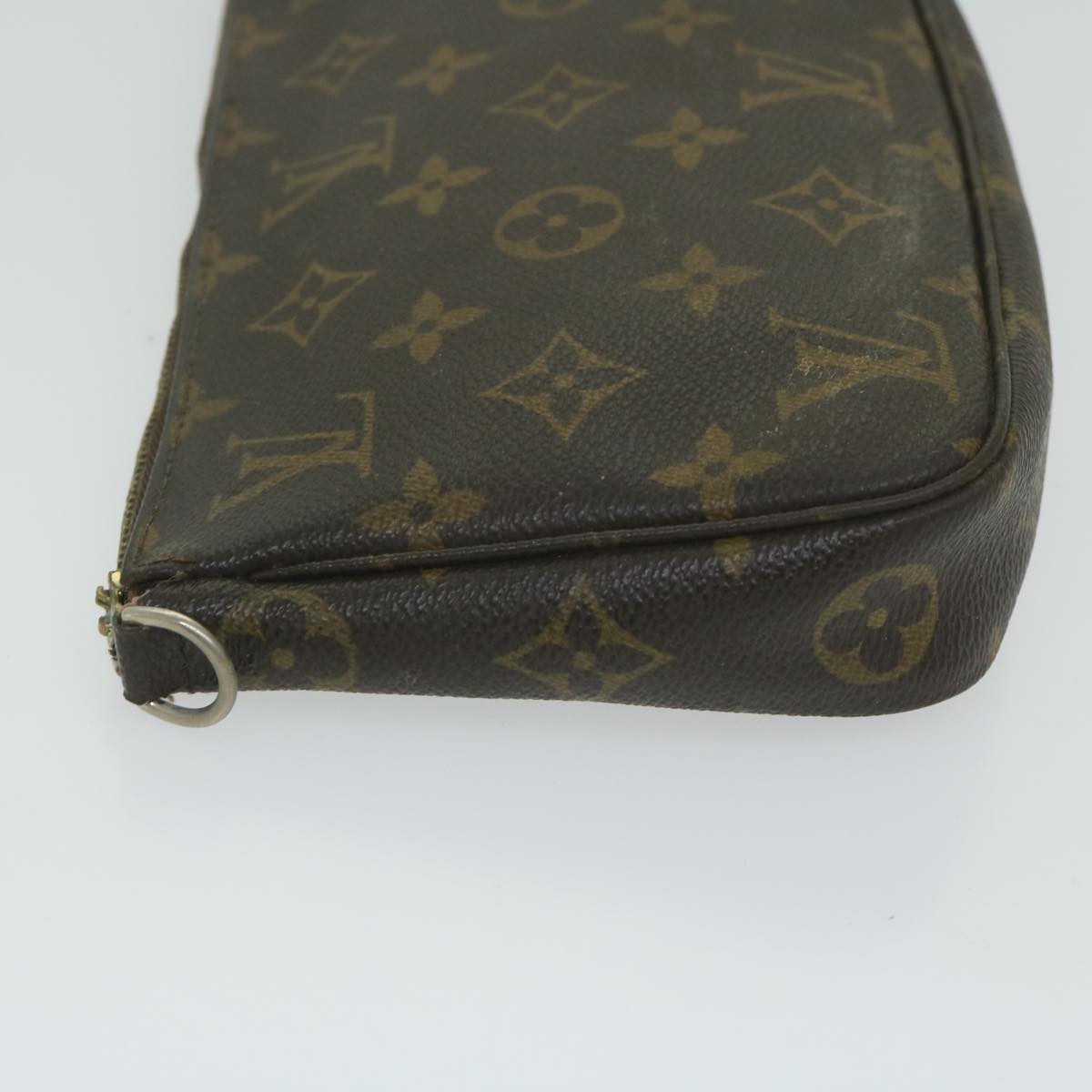 LOUIS VUITTON Monogram Pochette Accessoires Pouch M51980 LV Auth bs11201